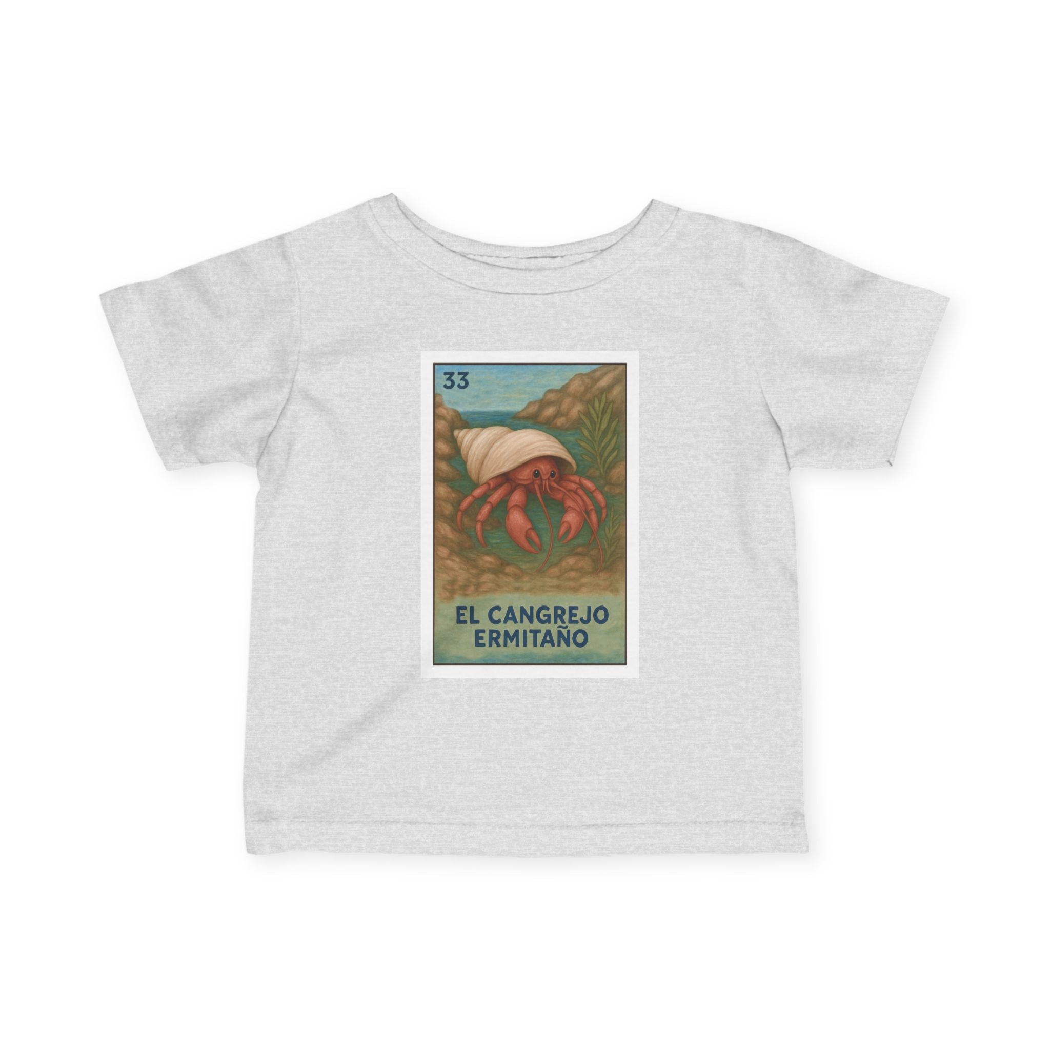 Hermit Crab Lotería infant cotton t-shirt image 5