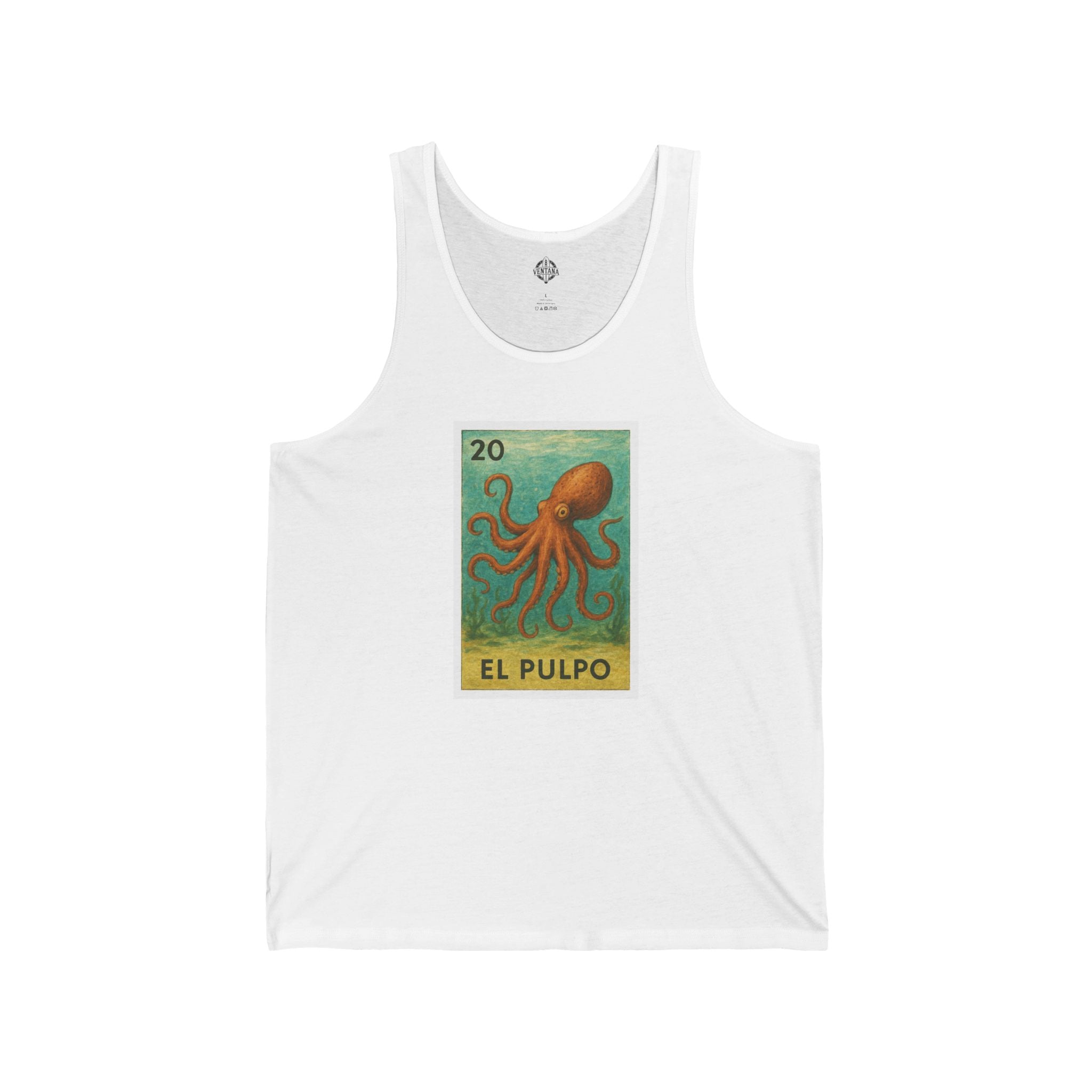 Octopus Lotería jersey tank top image 4
