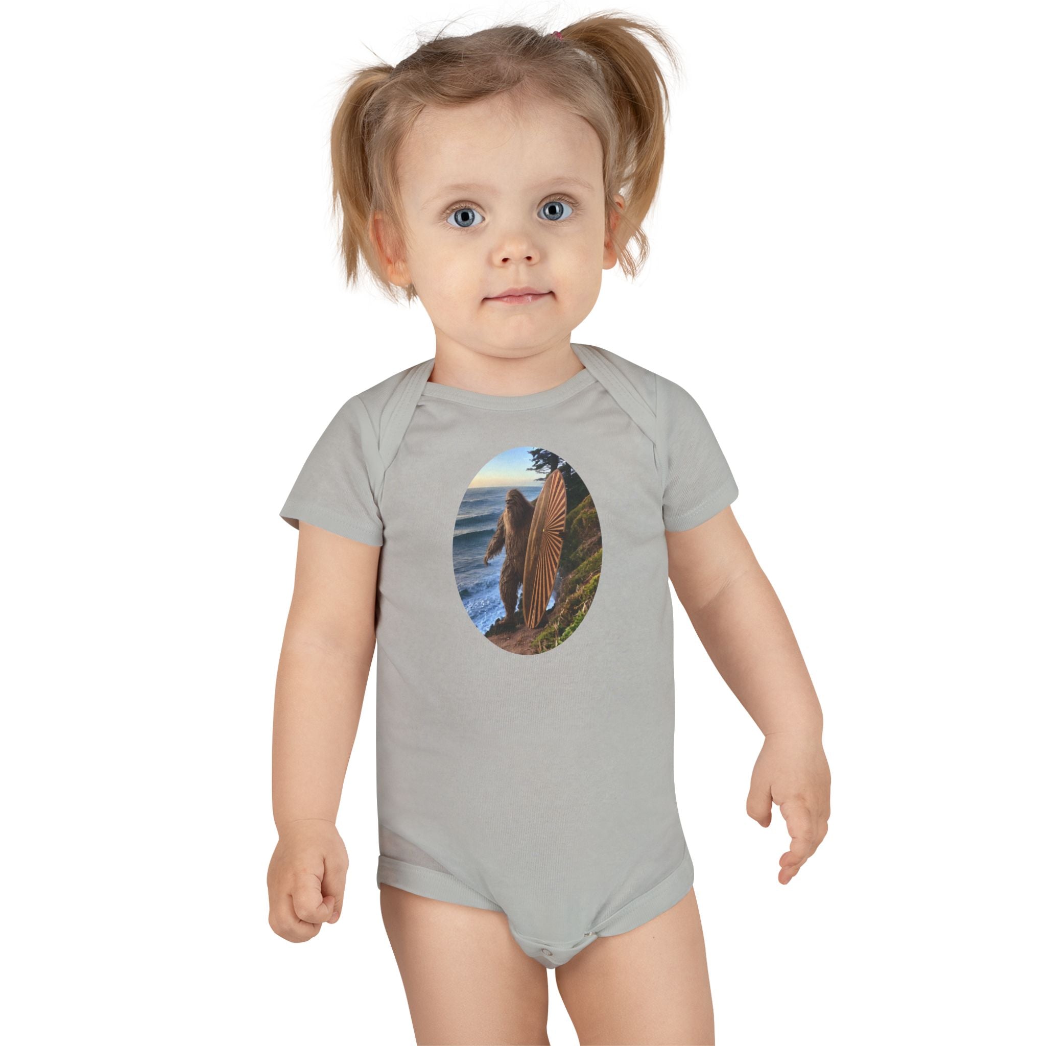Ventana Real Surfsquatch baby cotton onesie image 10