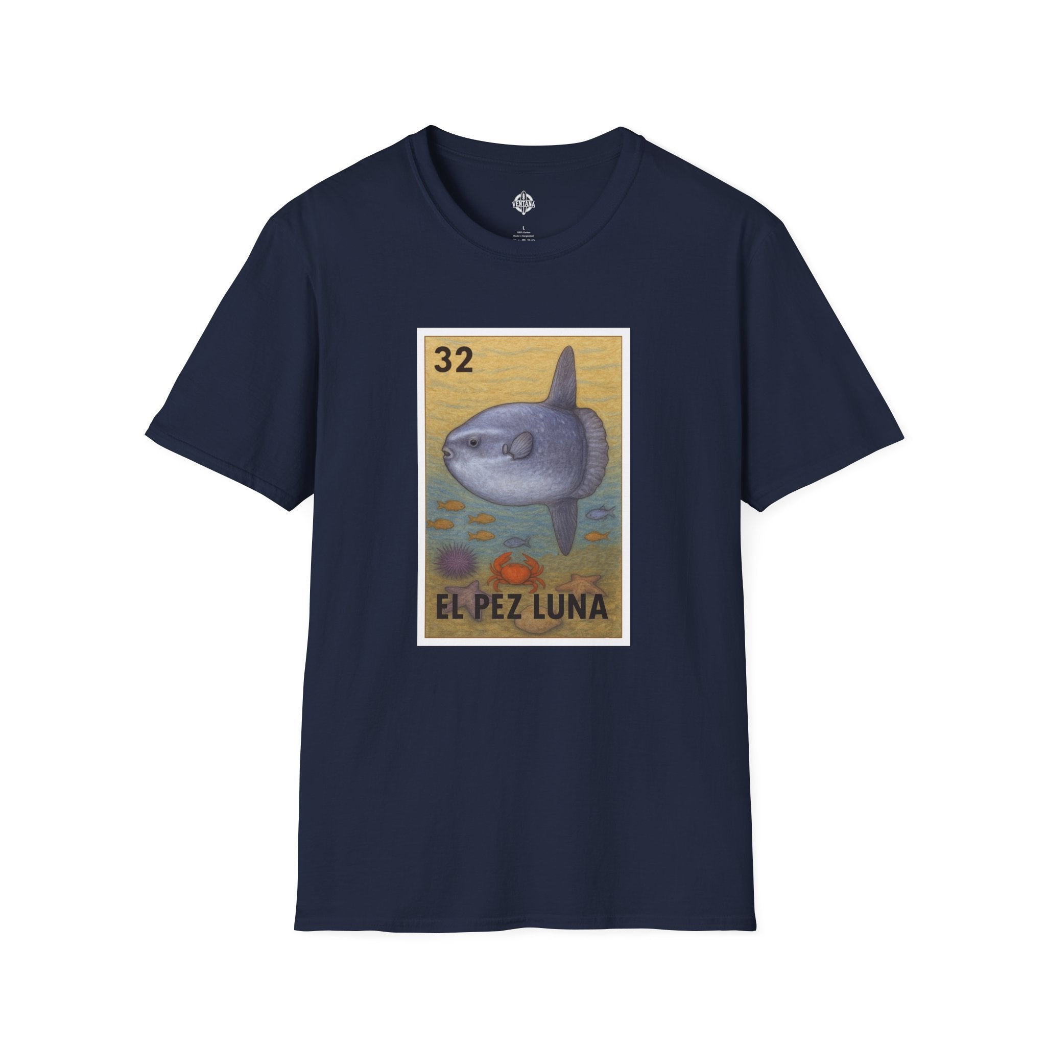 Sunfish Lotería cotton t-shirt image 1