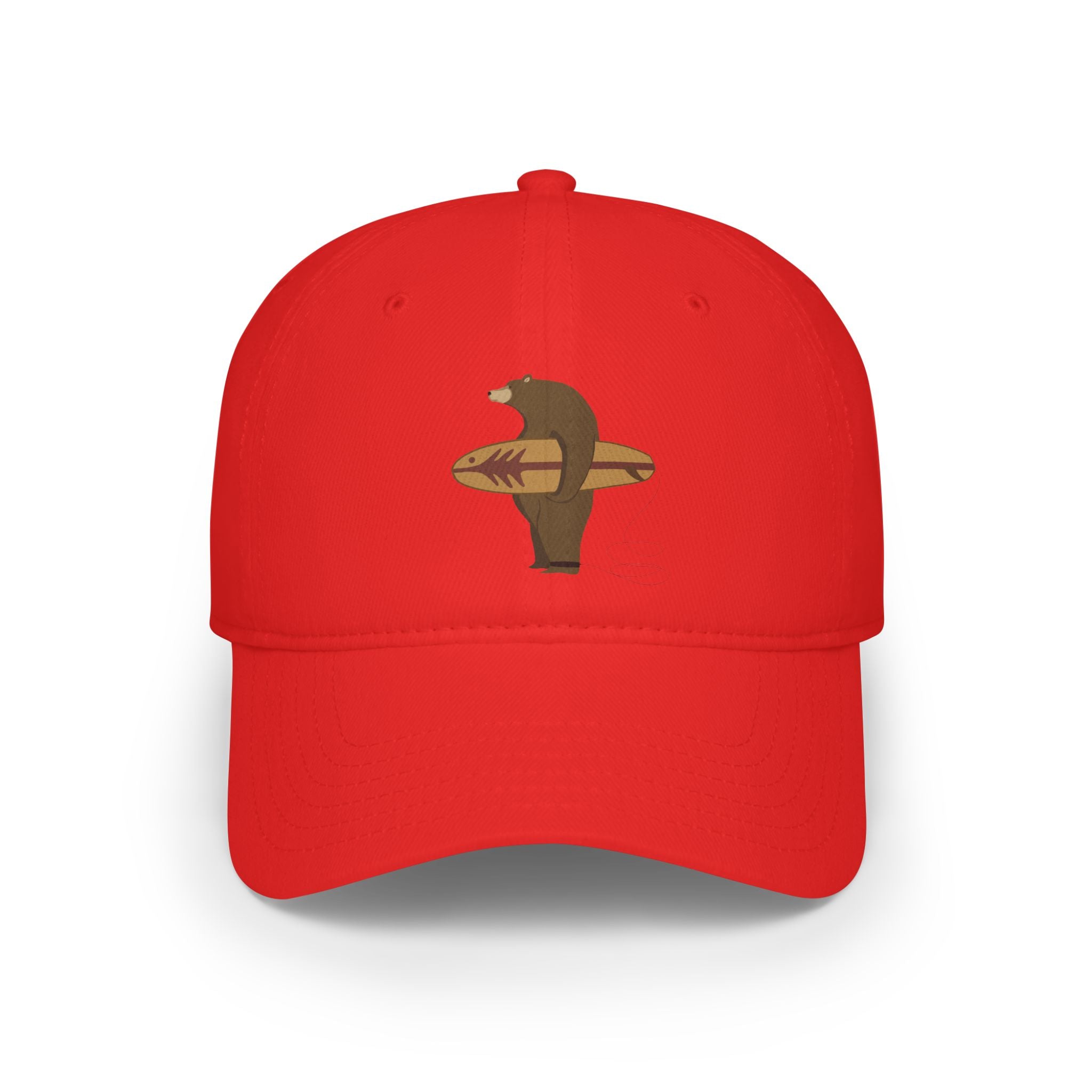 Surfing Grizzly Bear by Fabian Lavater baseball cap image 7
