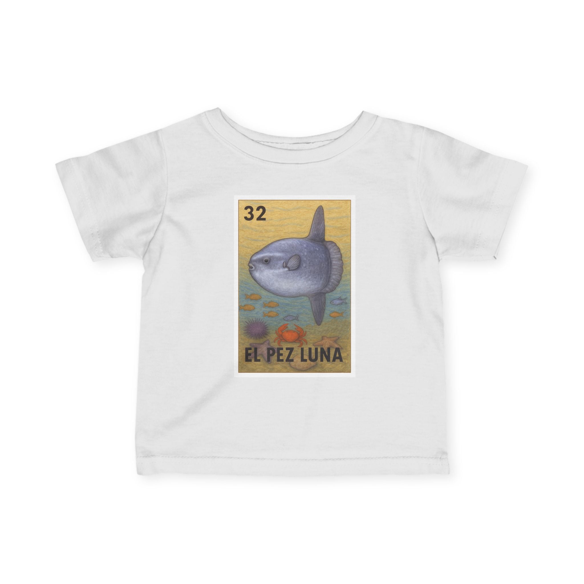 Sunfish Lotería - Infant 100% Cotton T-Shirt (El Pez Luna)