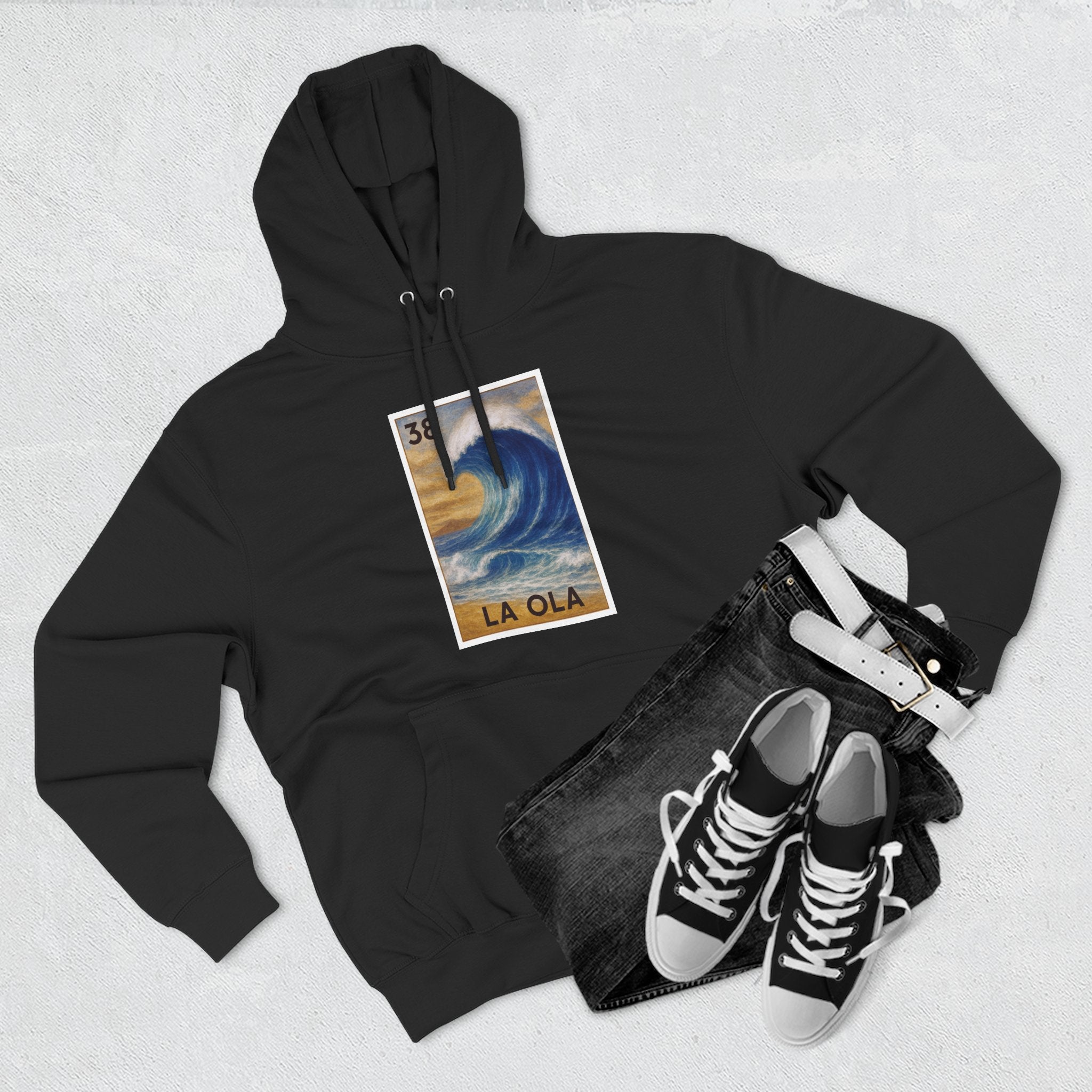 Wave Lotería Fleece Hoodie