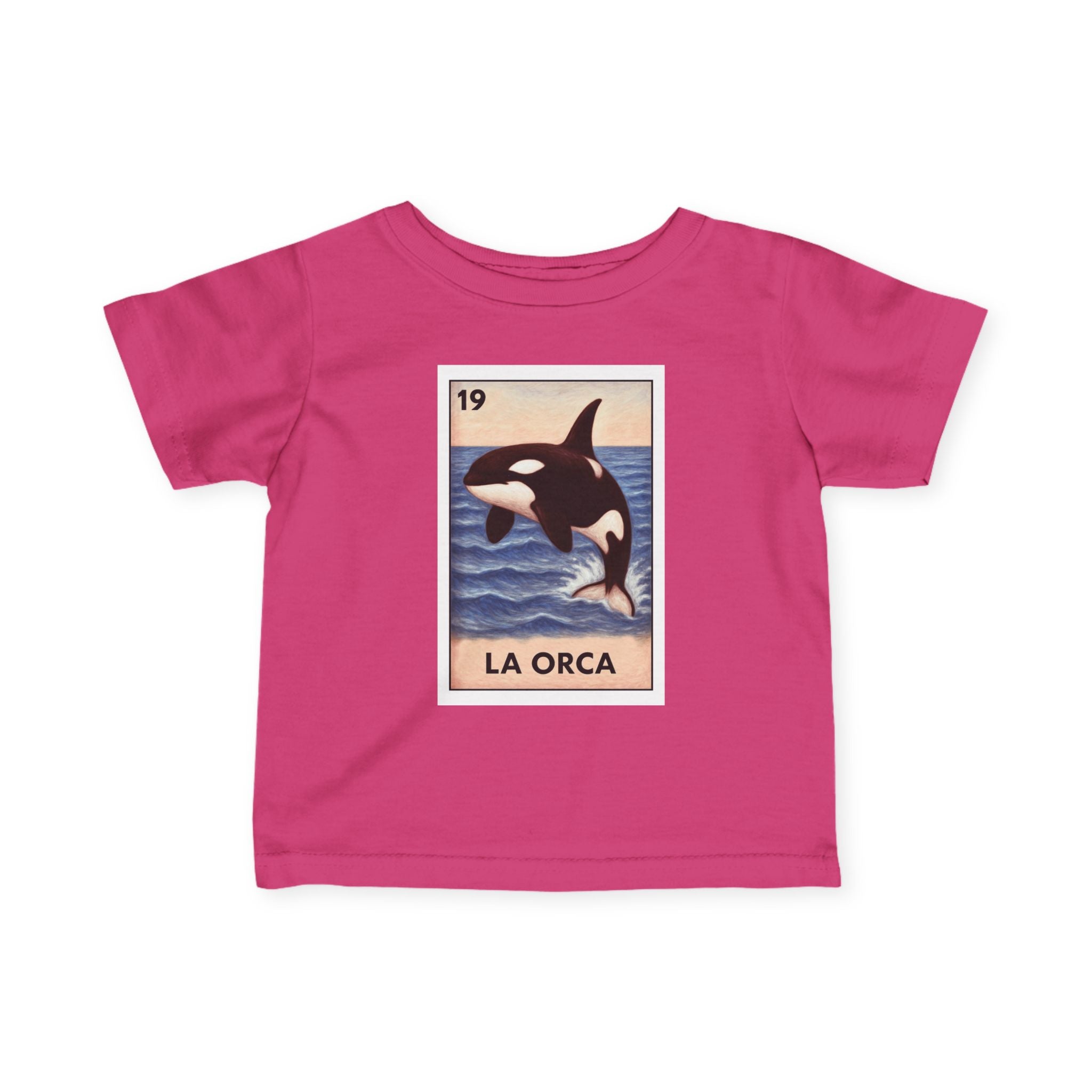 Orca Lotería - Infant 100% Cotton T-Shirt (La Orca)