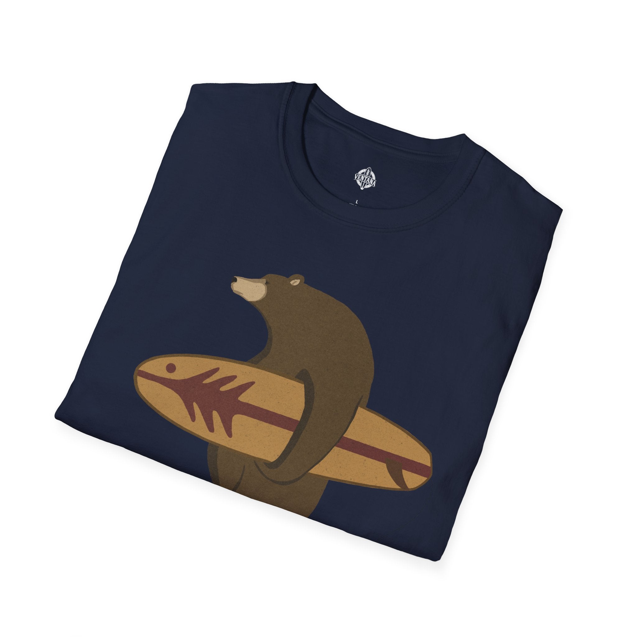 Surfing Grizzly Bear T-Shirt