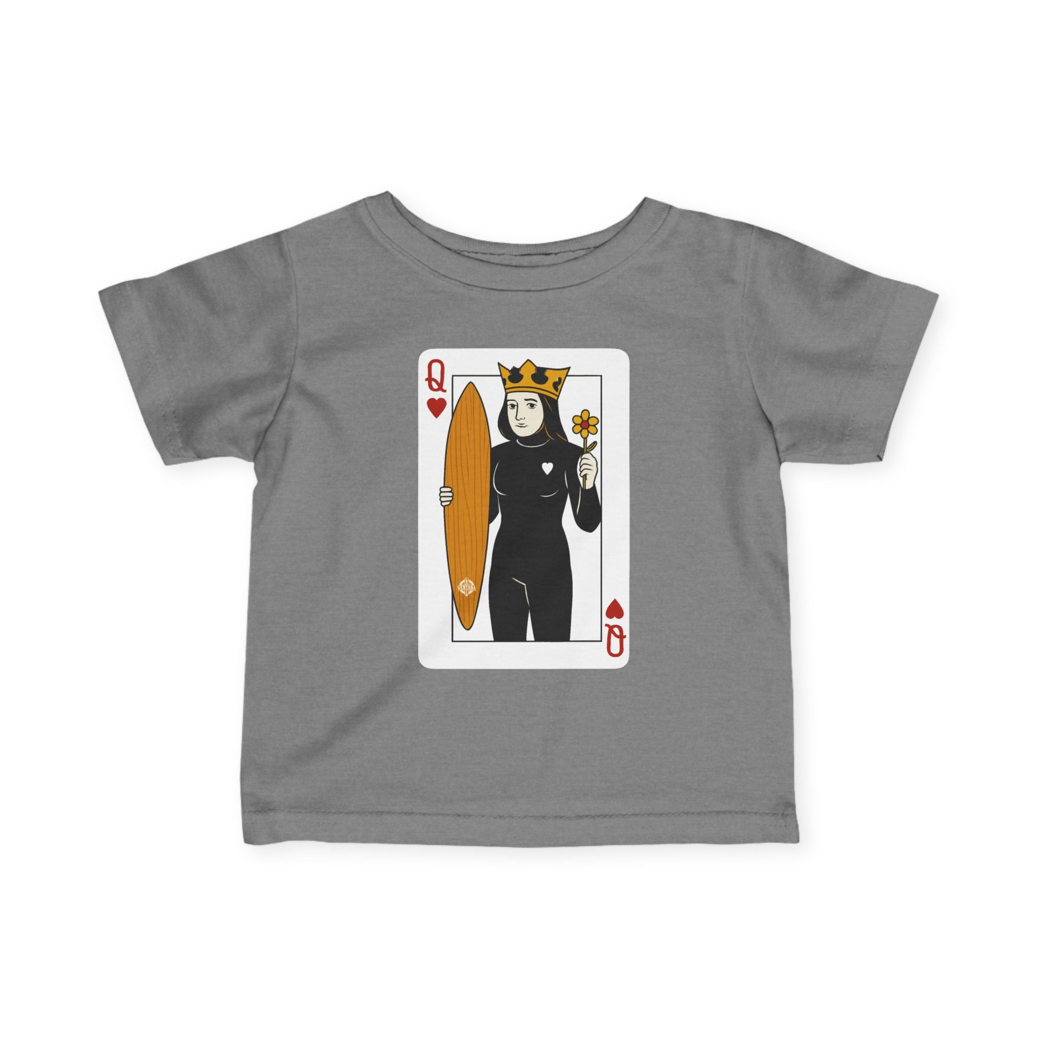 Queen of Hearts Surfer infant cotton t-shirt product image 10