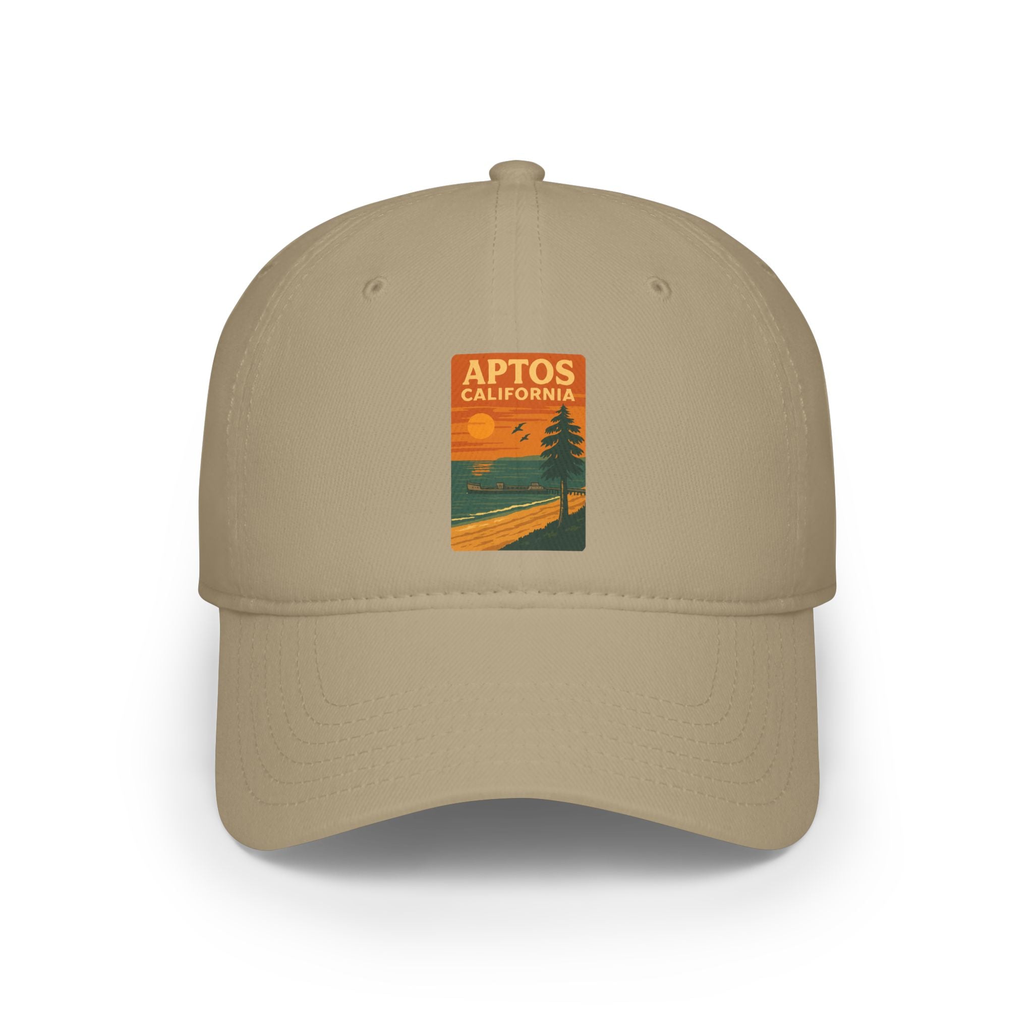 Aptos California Sunset - 100% Cotton Baseball Cap