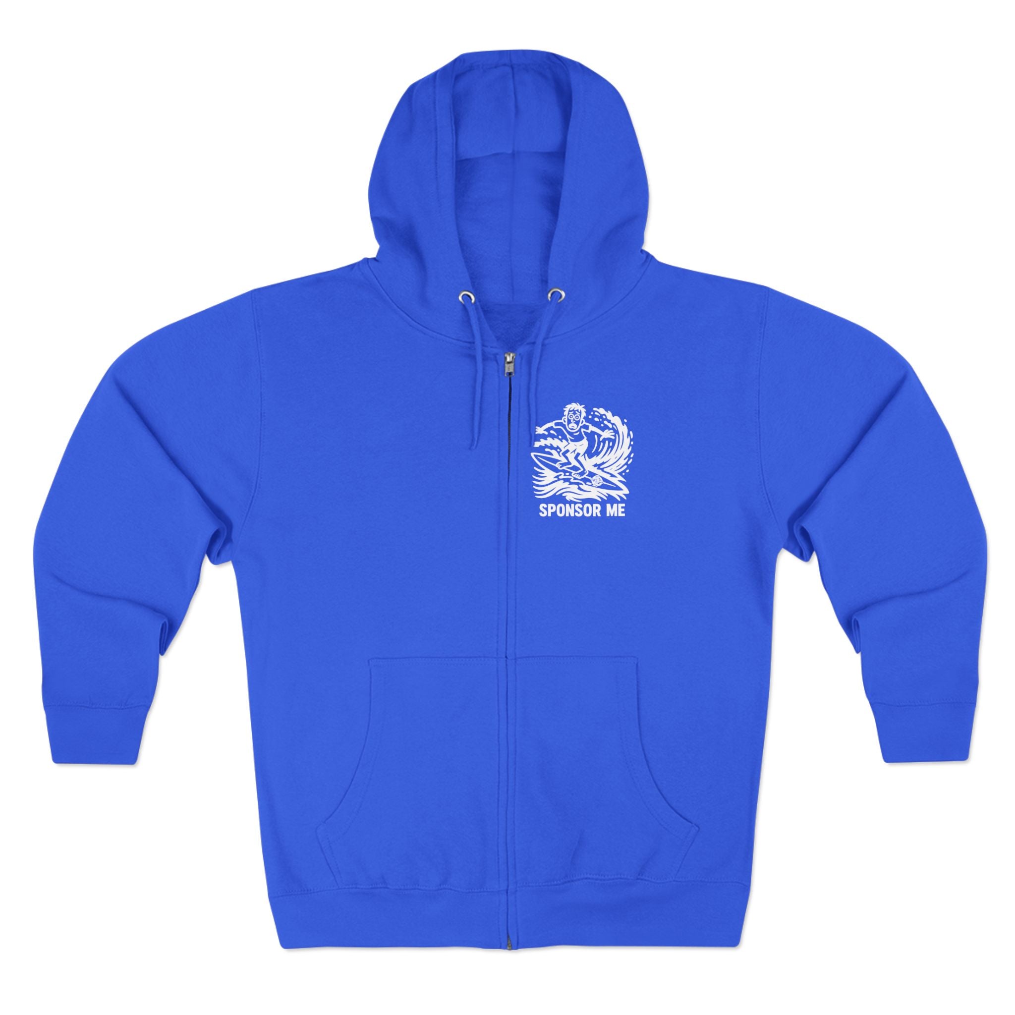 Sponsor Me Unisex - Zip Cotton Blend Fleece Hoodie