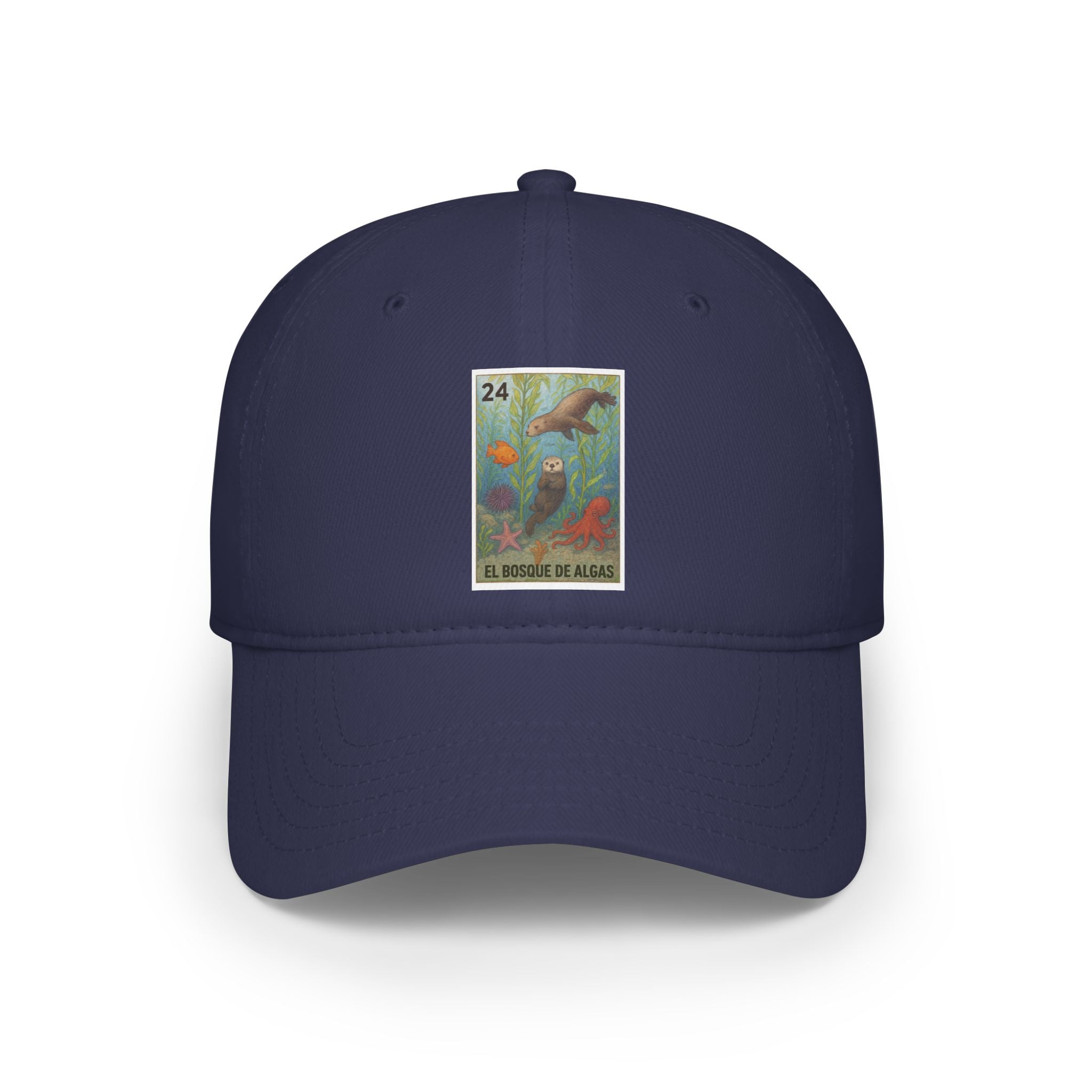 Kelp Forest Lotería Unisex - 100% Cotton Baseball Cap (El Bosque de Algas)