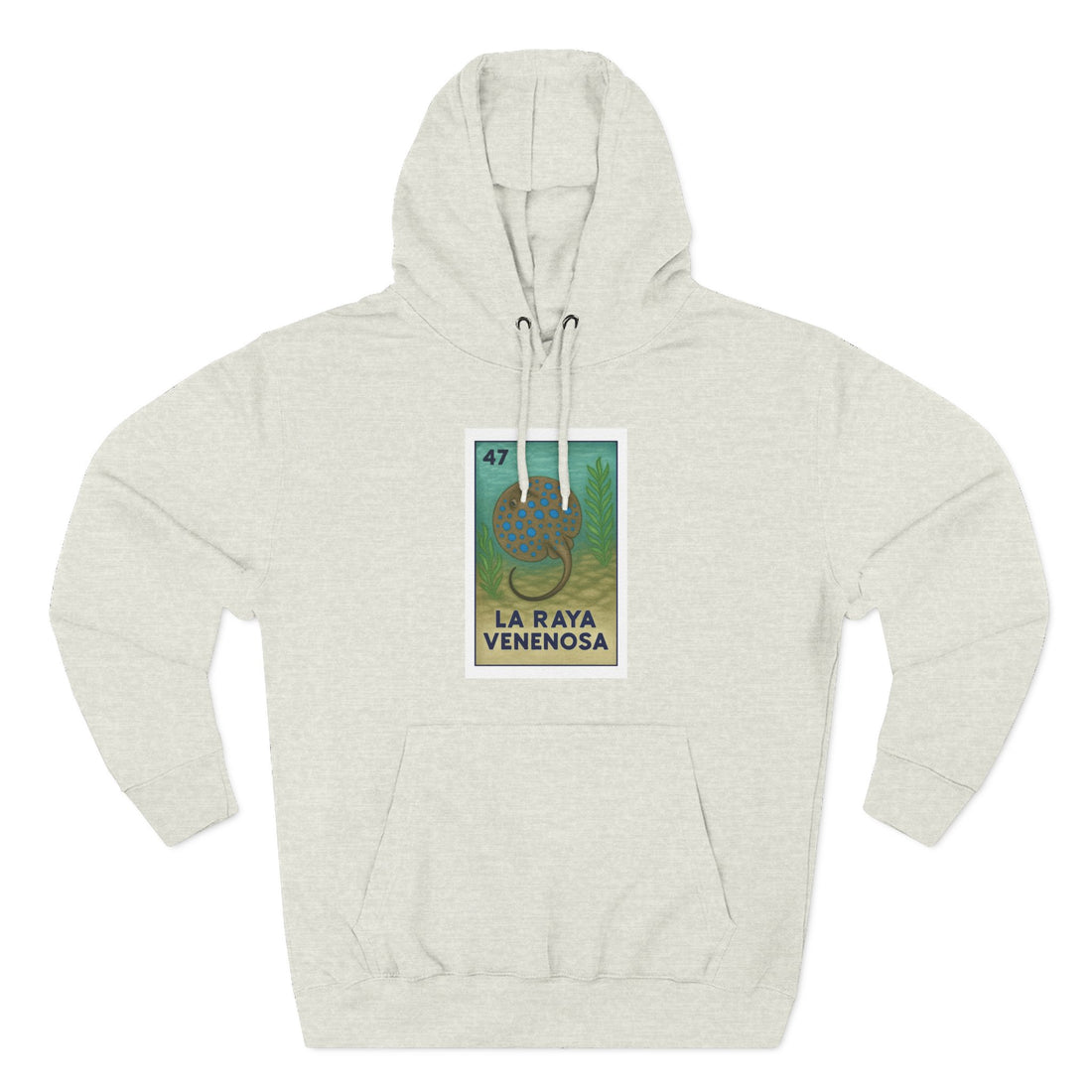 Stingray Lotería fleece hoodie image 2