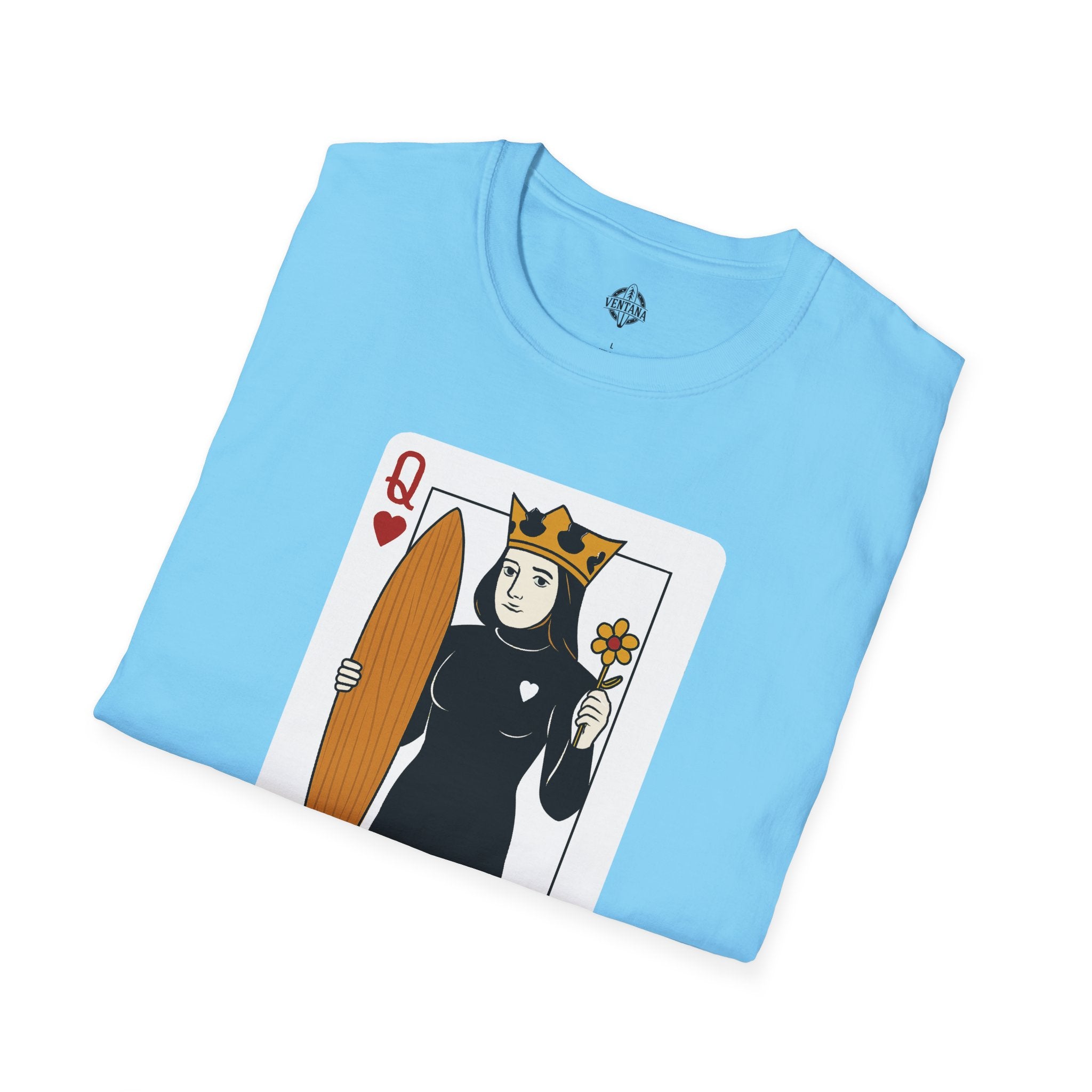 Queen of Hearts Surfer T-Shirt