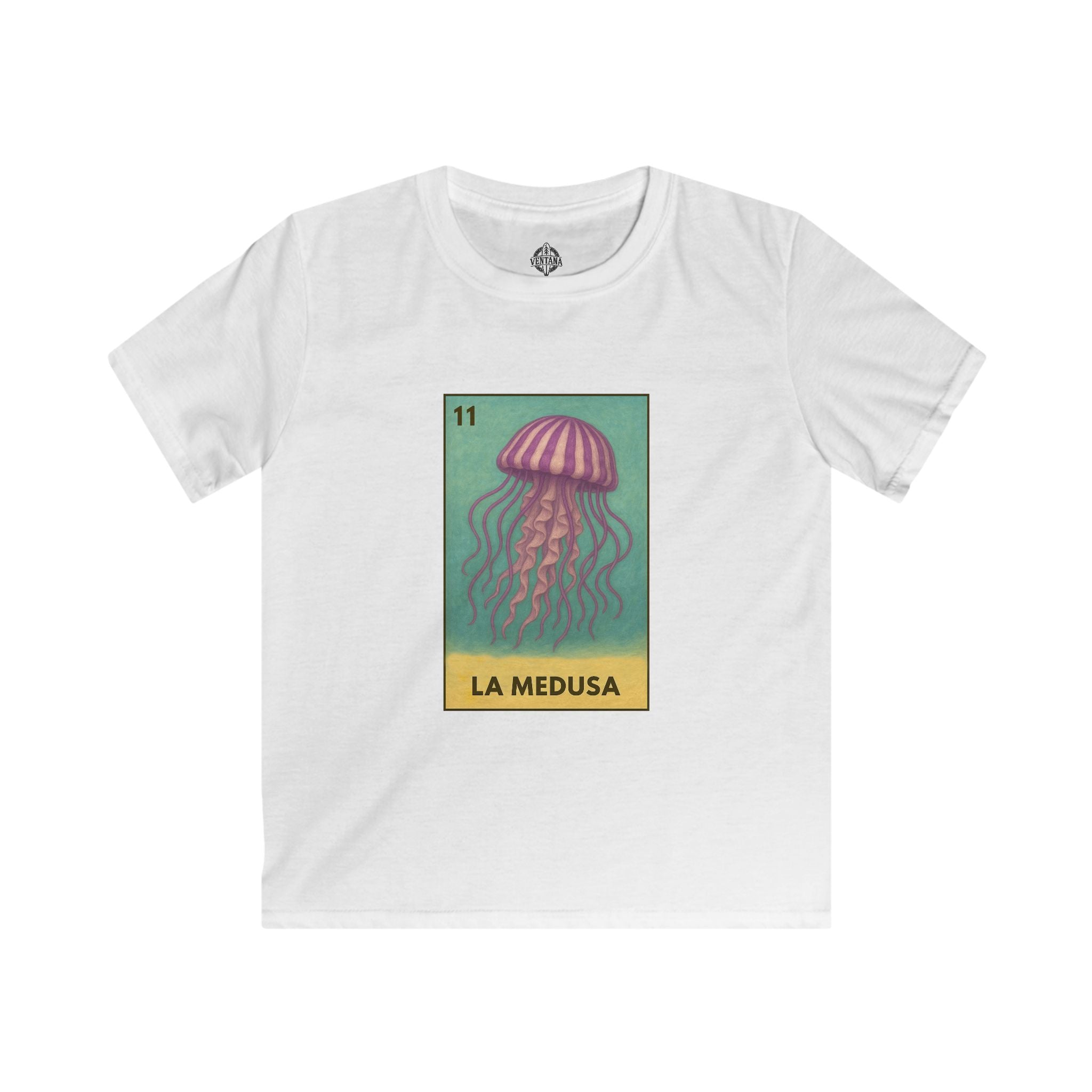 Sea Jelly Lotería kids soft style t-shirt image 4