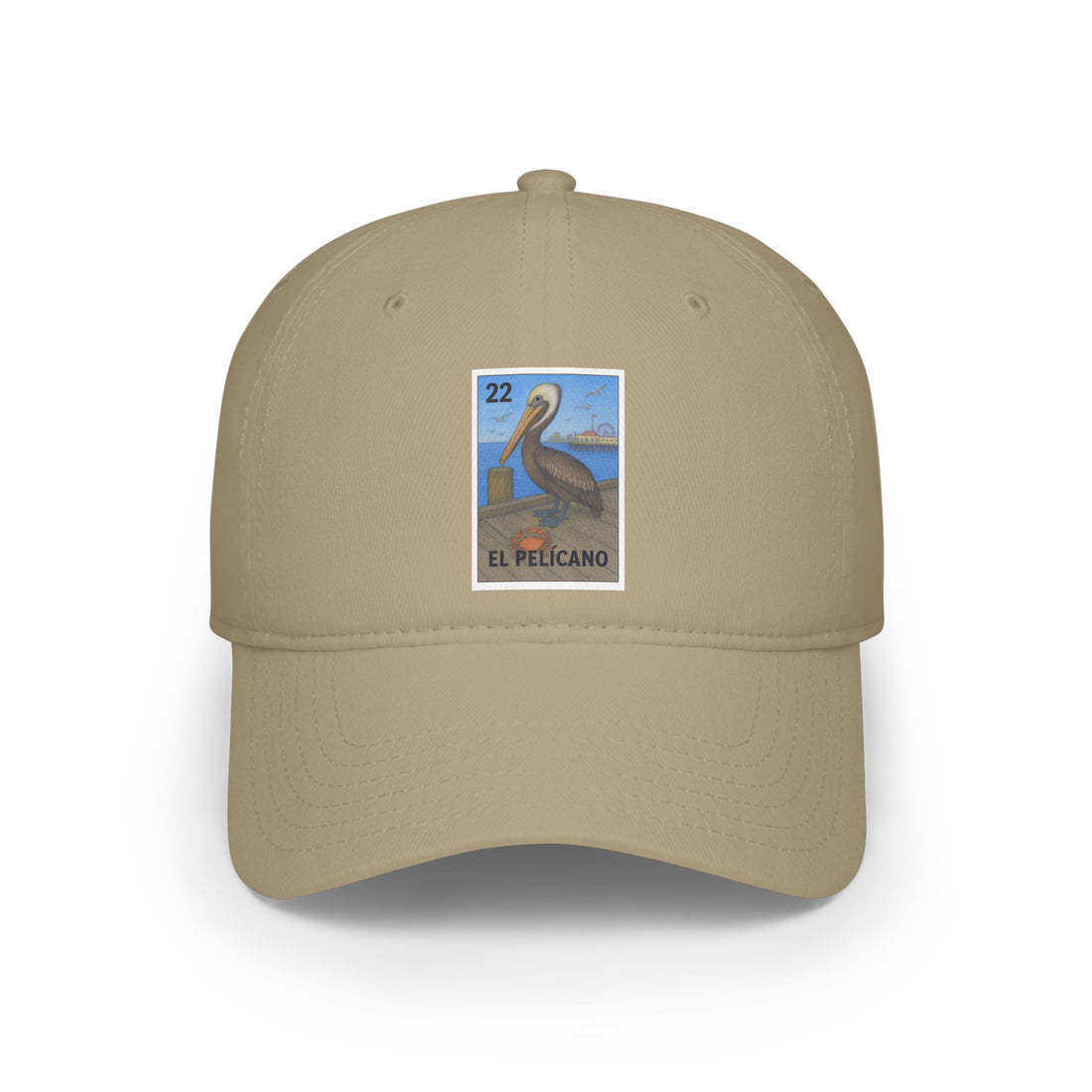 Pelican Lotería Unisex - 100% Cotton Baseball Cap (El Pelícano)