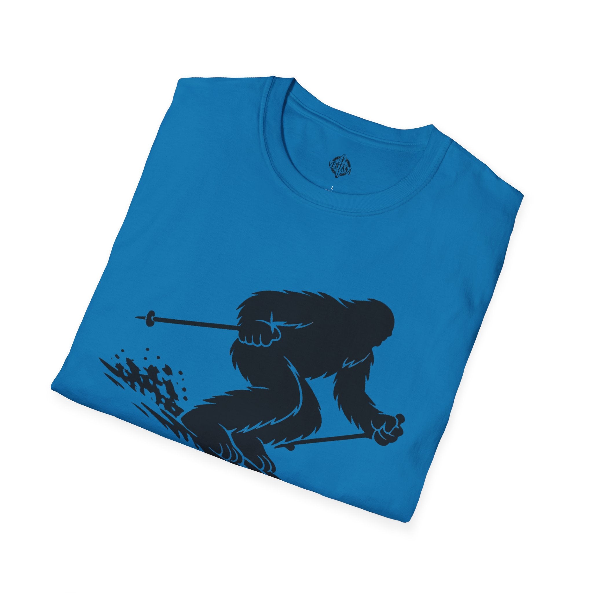 Ventana Shreddy Yeti Ski Unisex - U.S. Cotton T-Shirt