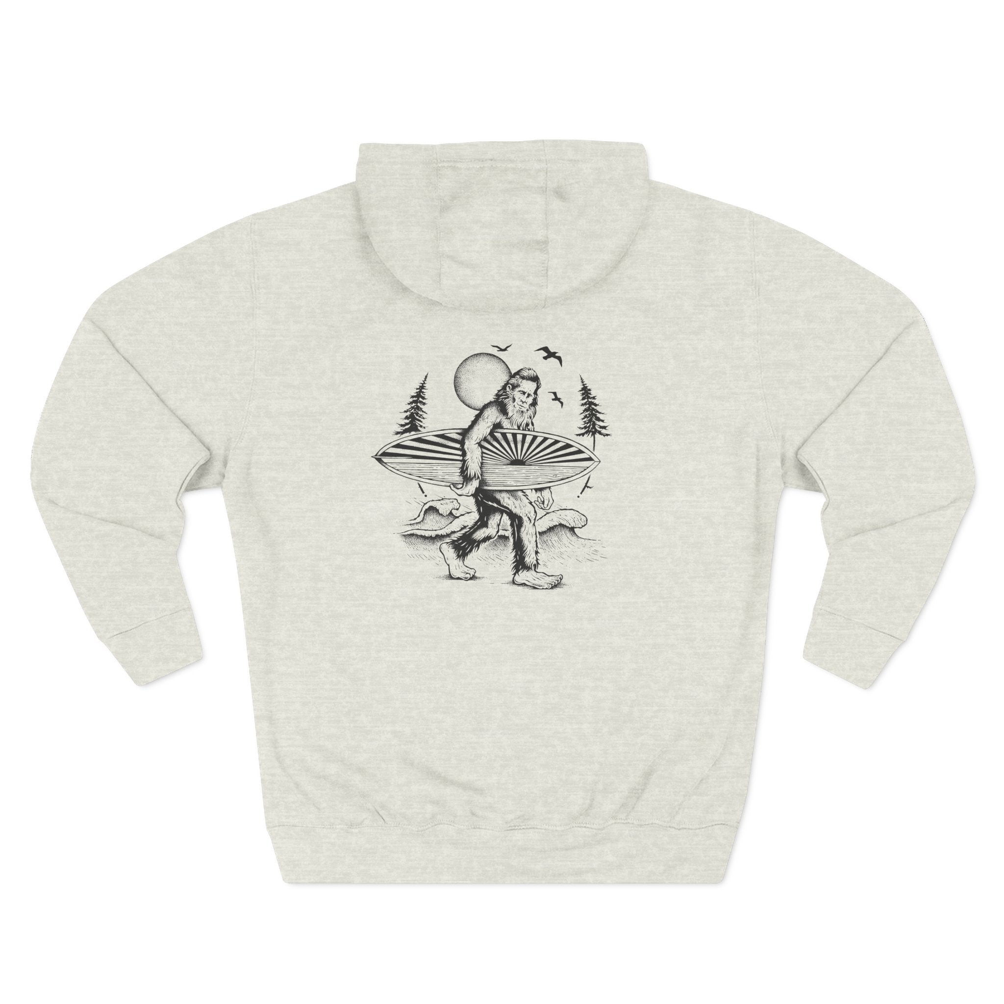 Ventana Surfsquatch by Thiago Bianchini fleece hoodie image 2
