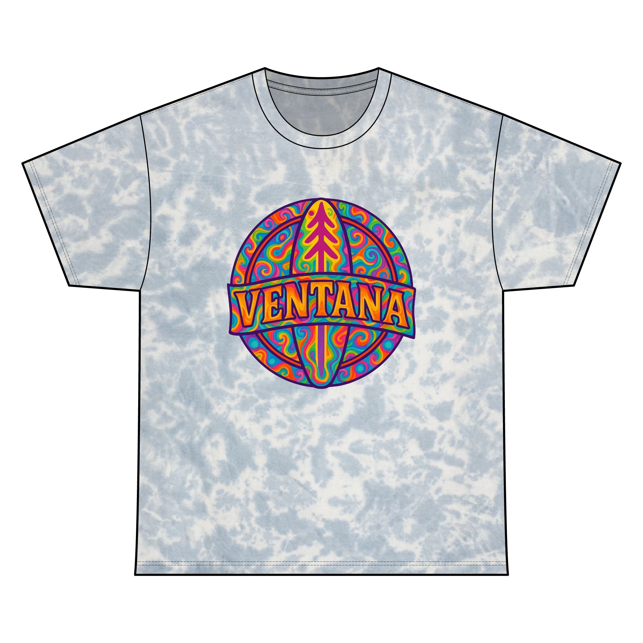 Ventana Psychedelic Treefish Logo cotton t-shirt image 5