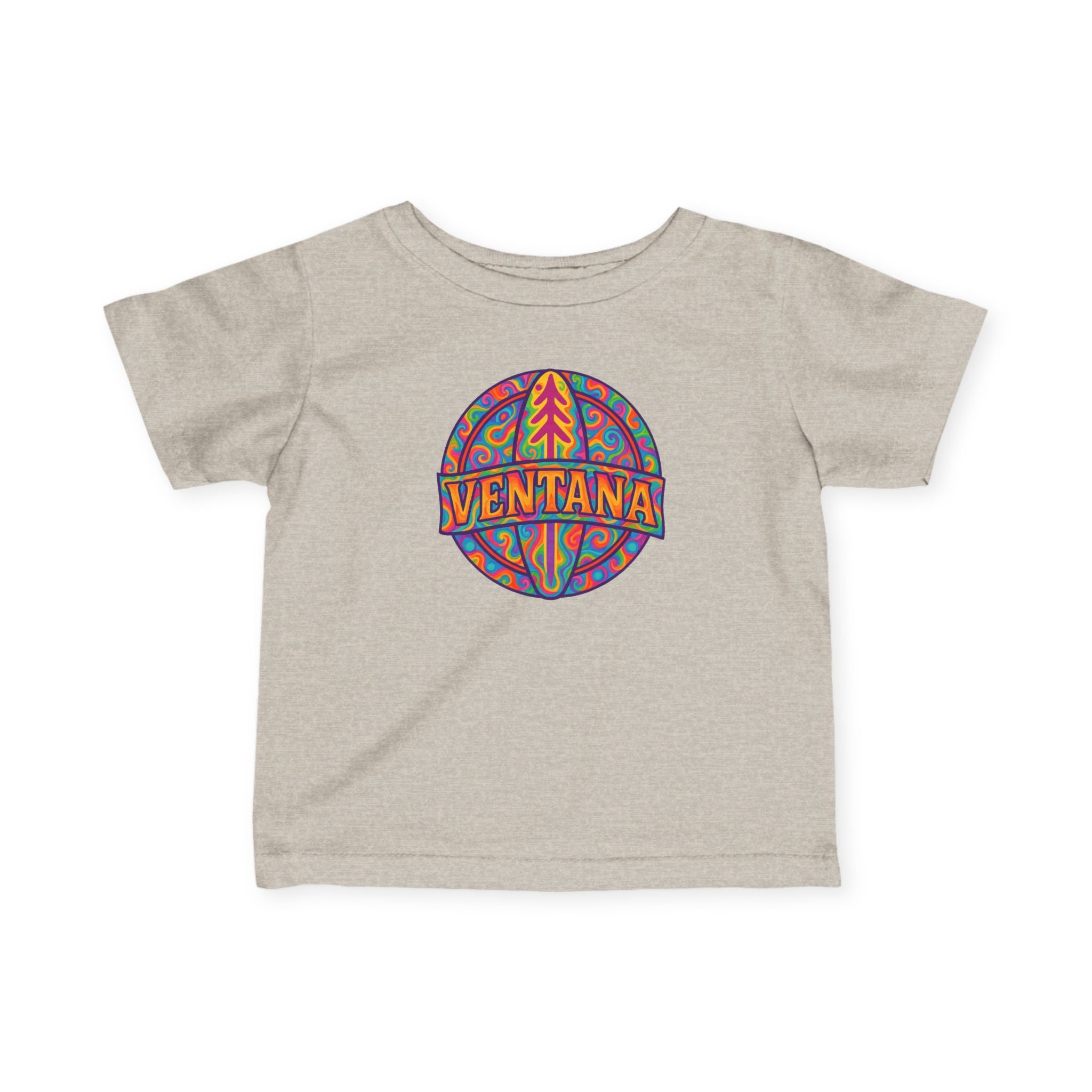 Ventana Psychedelic Treefish Logo infant cotton t-shirt image 4