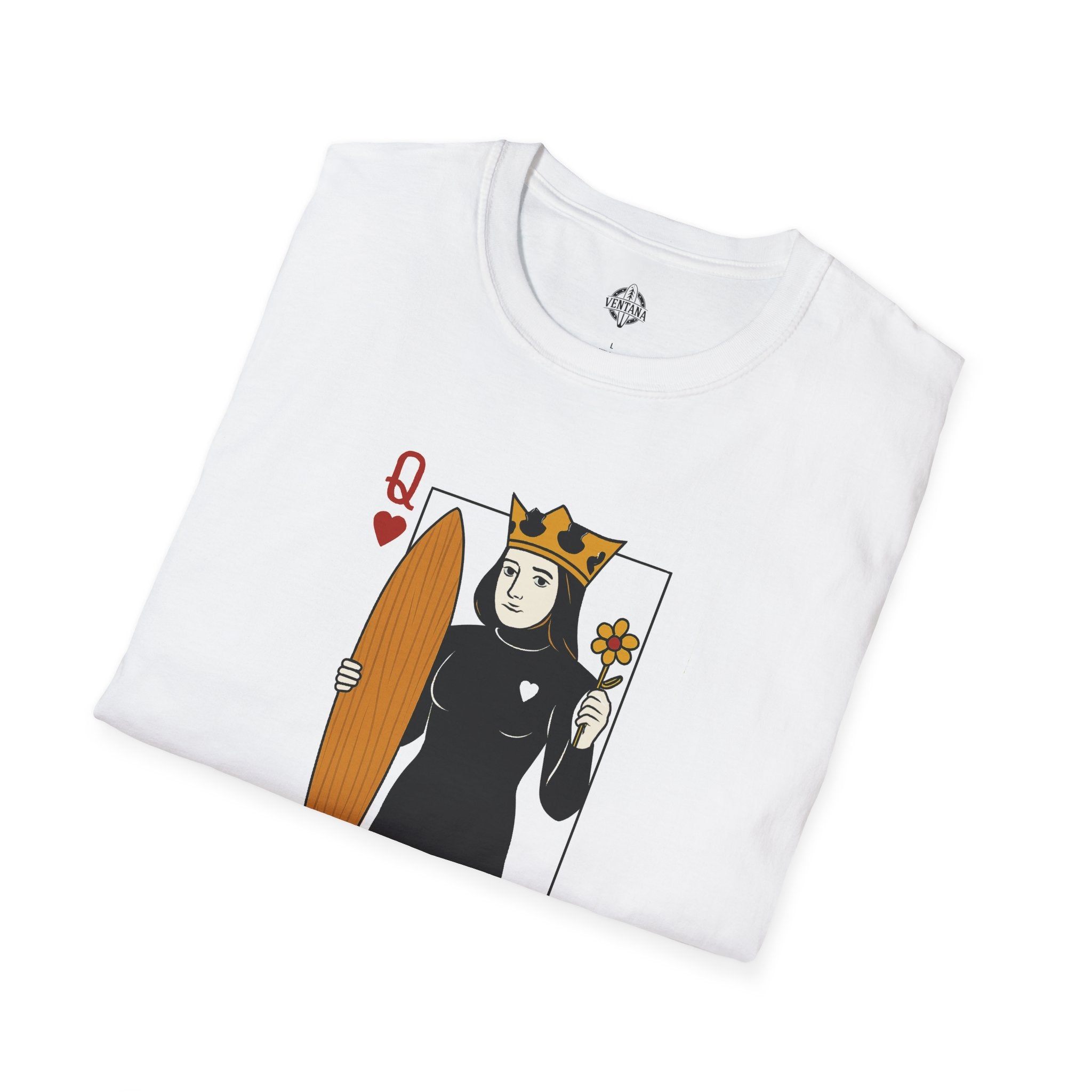 Queen of Hearts Surfer cotton t-shirt image 18