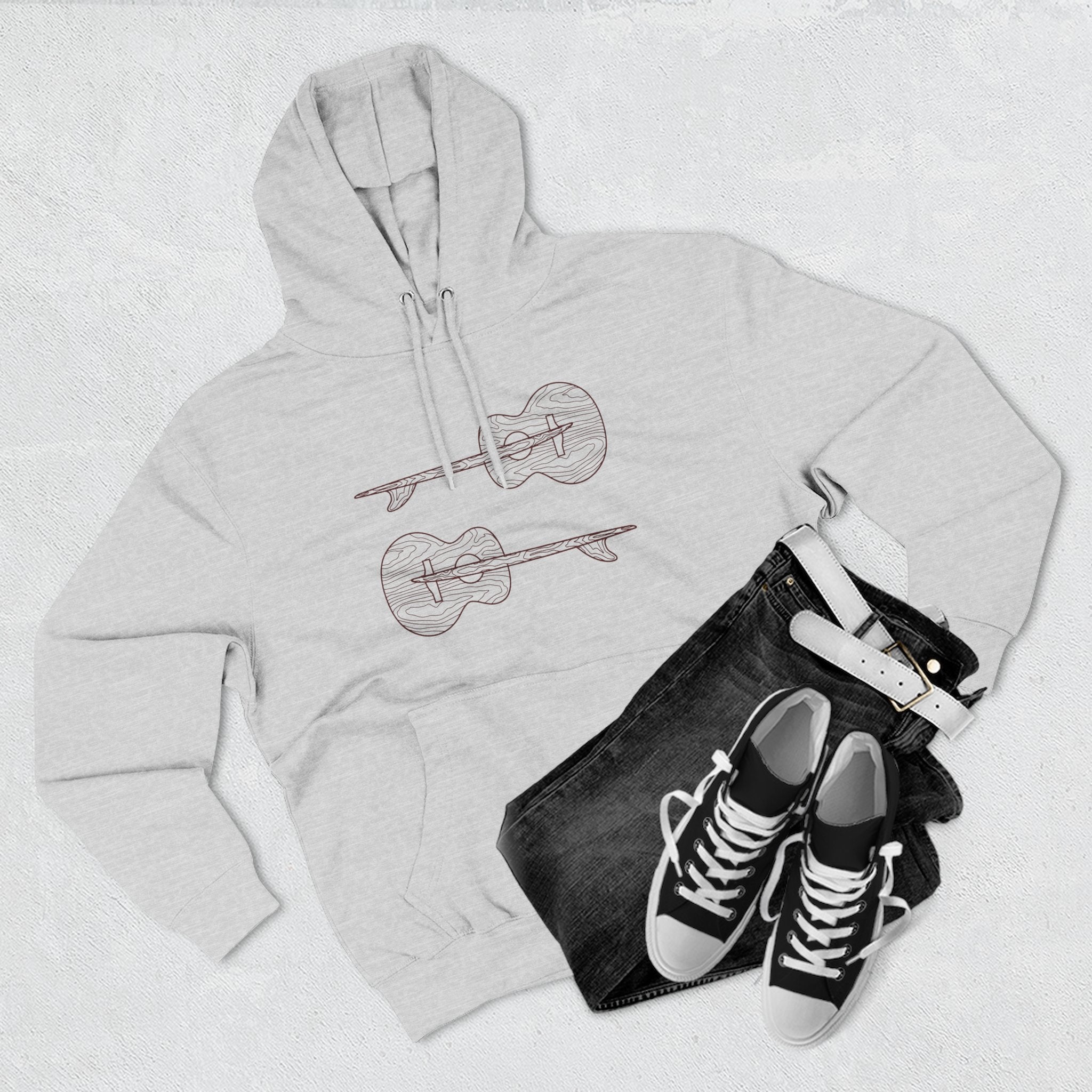 Ventana Santa Cruz Guitar Collab fleece hoodie image 18