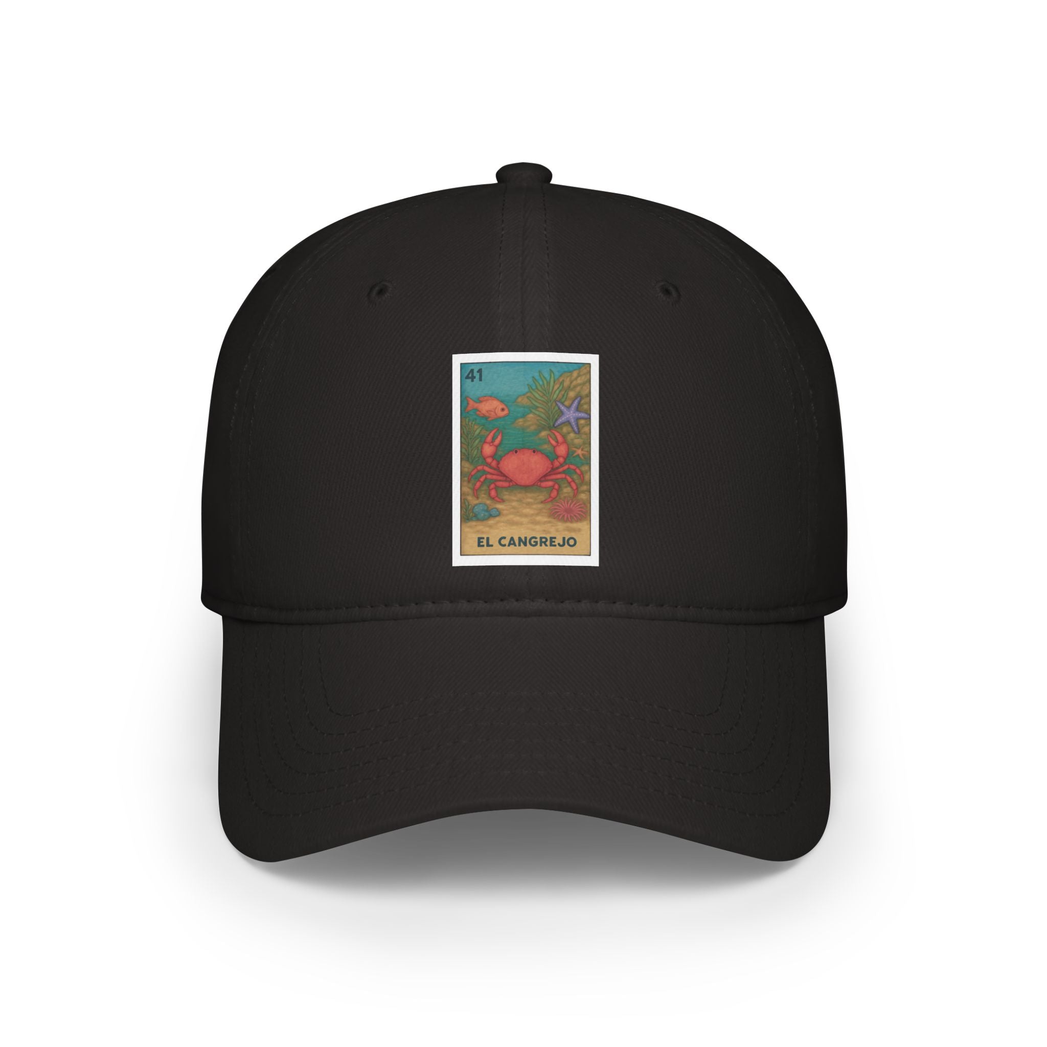 Crab Lotería Unisex - 100% Cotton Baseball Cap (El Cangrejo)