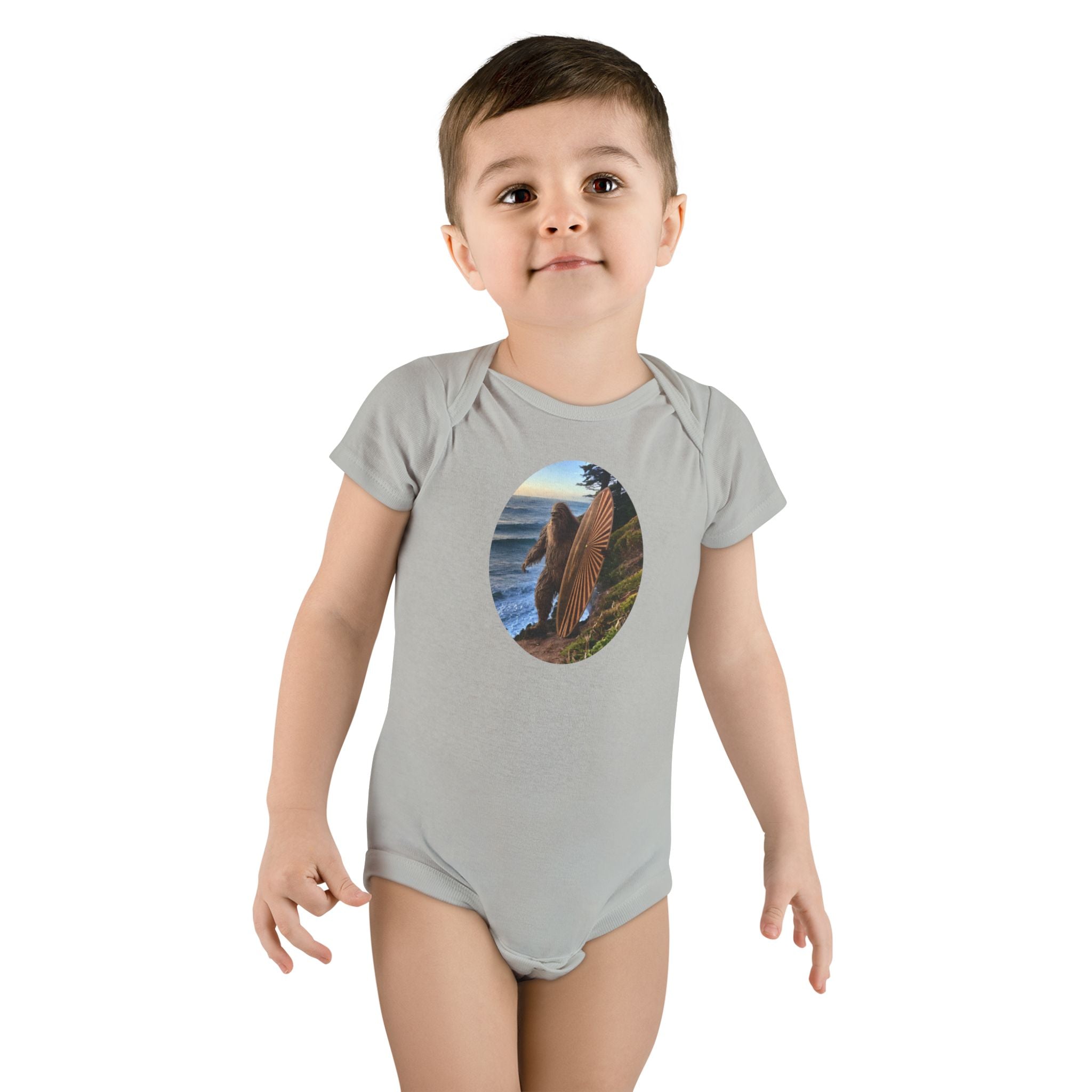 Ventana Real Surfsquatch baby cotton onesie image 9