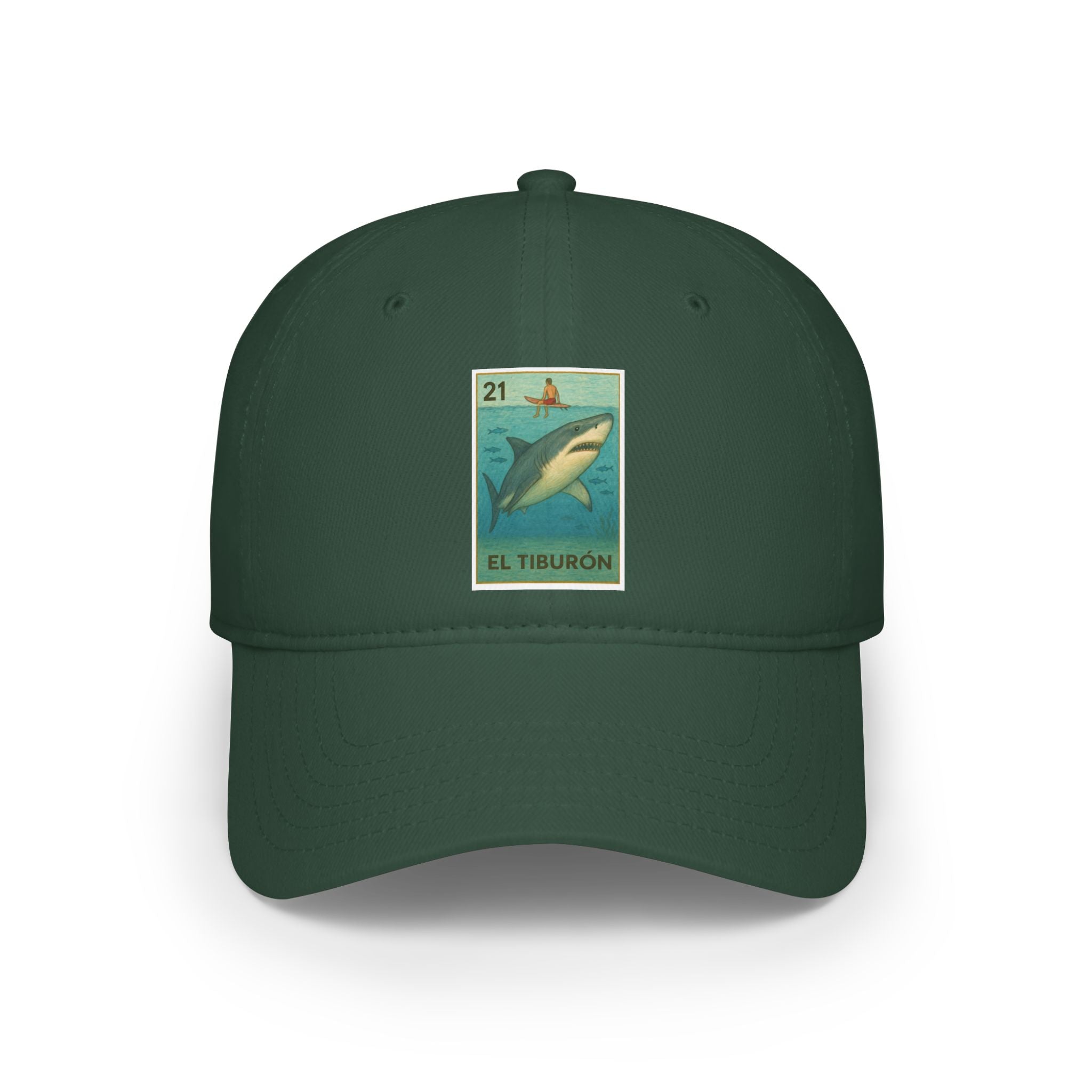 Shark Lotería baseball cap image 4