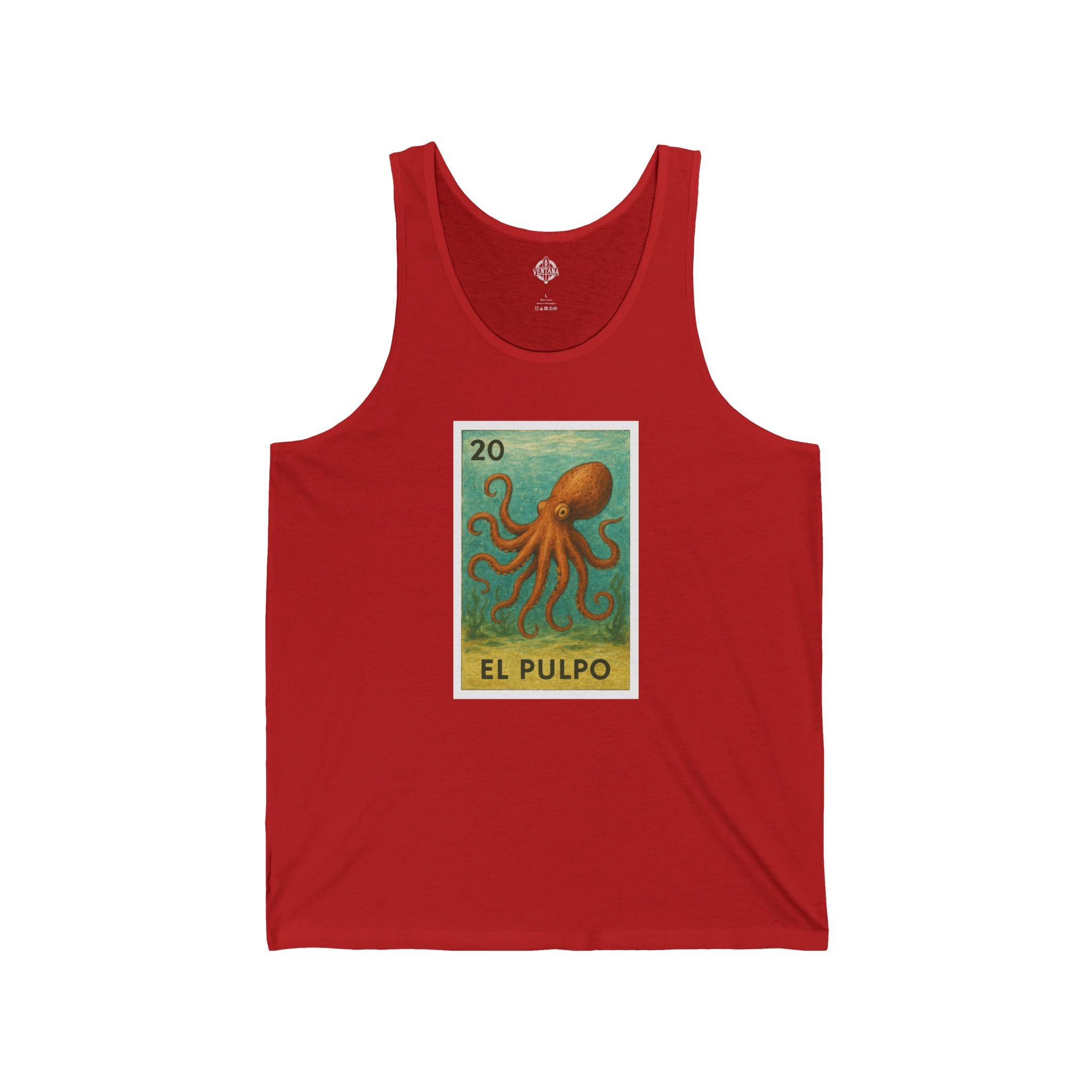 Octopus Lotería jersey tank top image 3