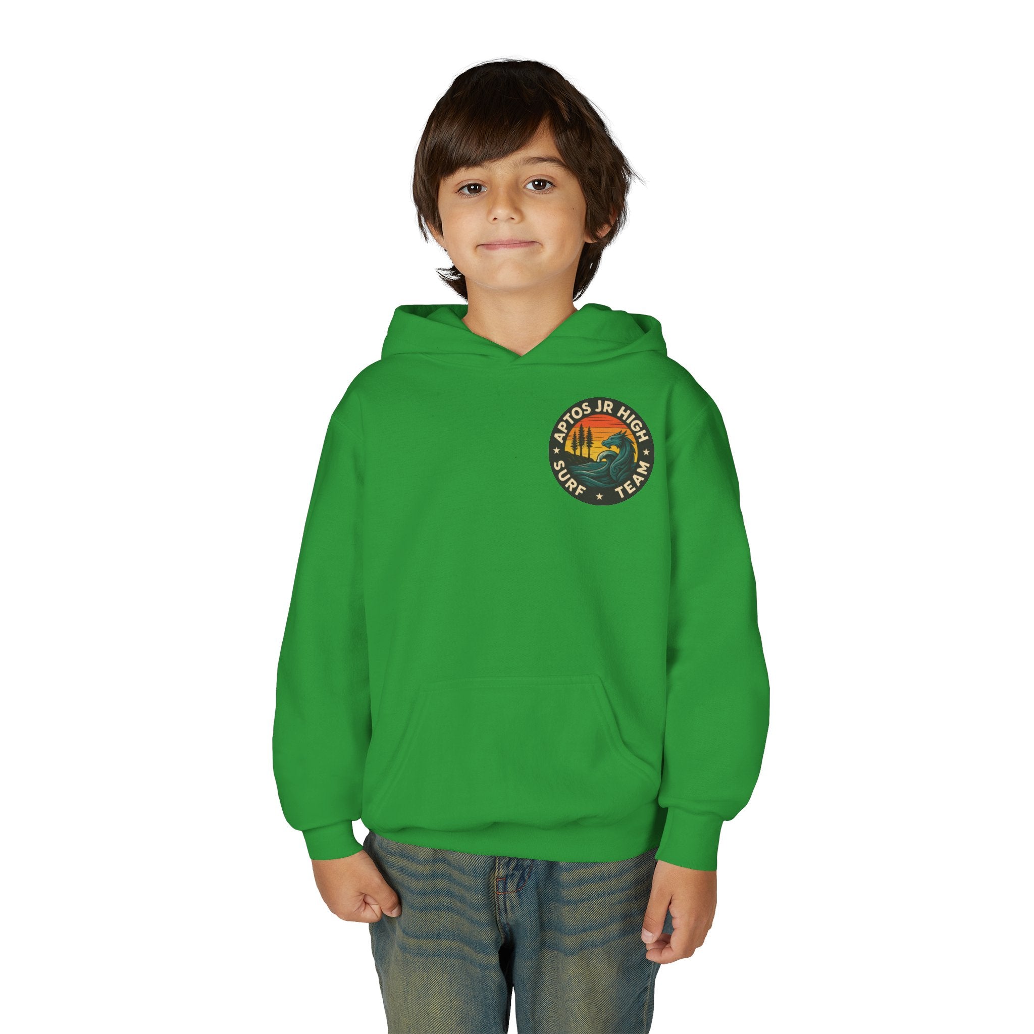 Aptos Jr High Surf Team Youth Pull-Over Hoodie - Heavy Blend Sweatshirt