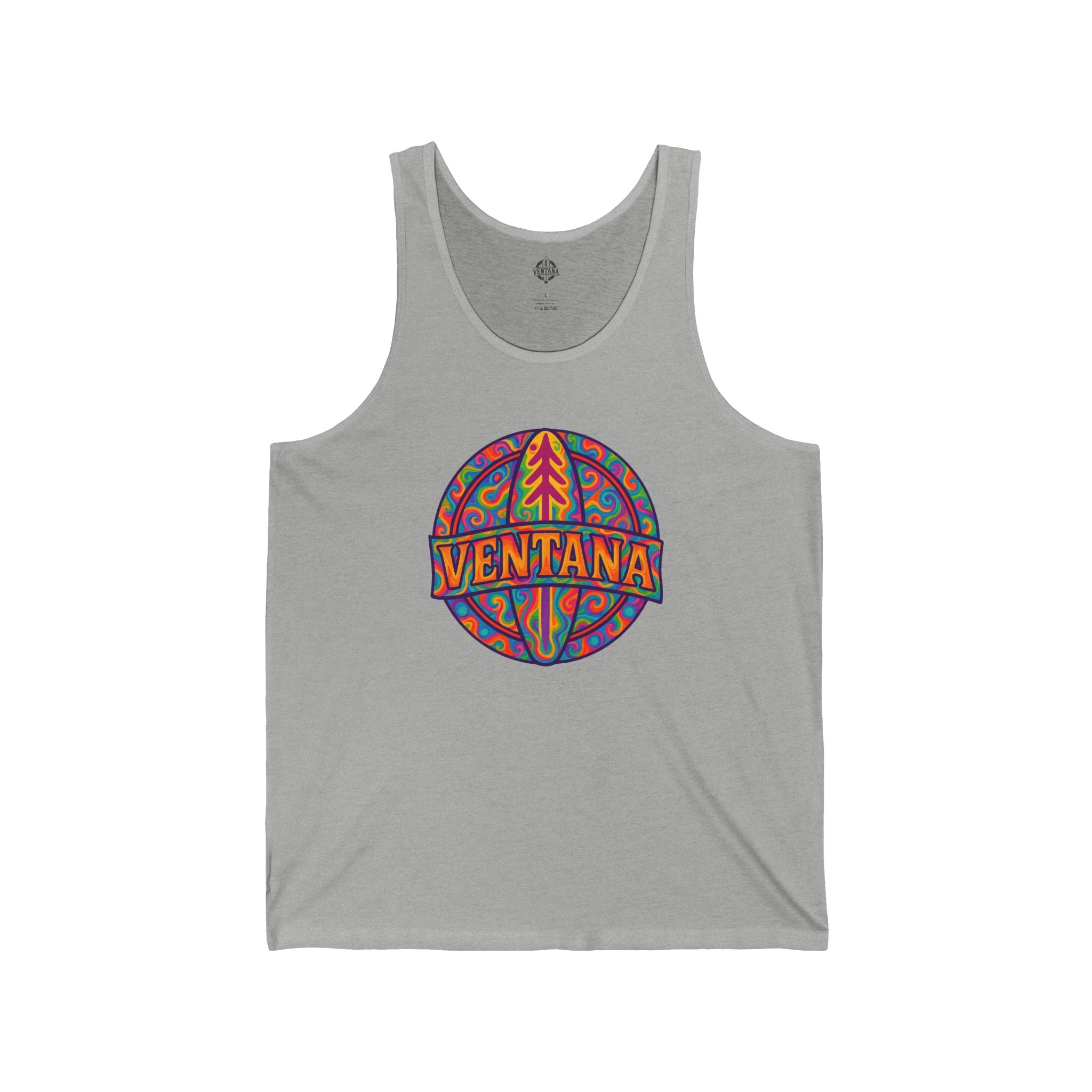 Ventana Psychedelic Treefish Logo jersey tank top image 2