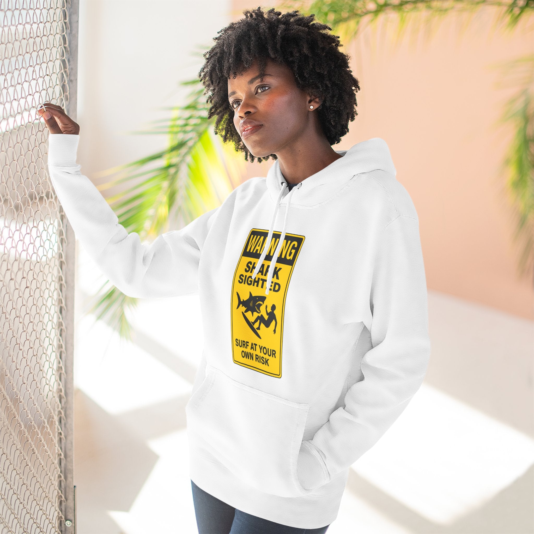 Shark Sighted fleece hoodie image 14