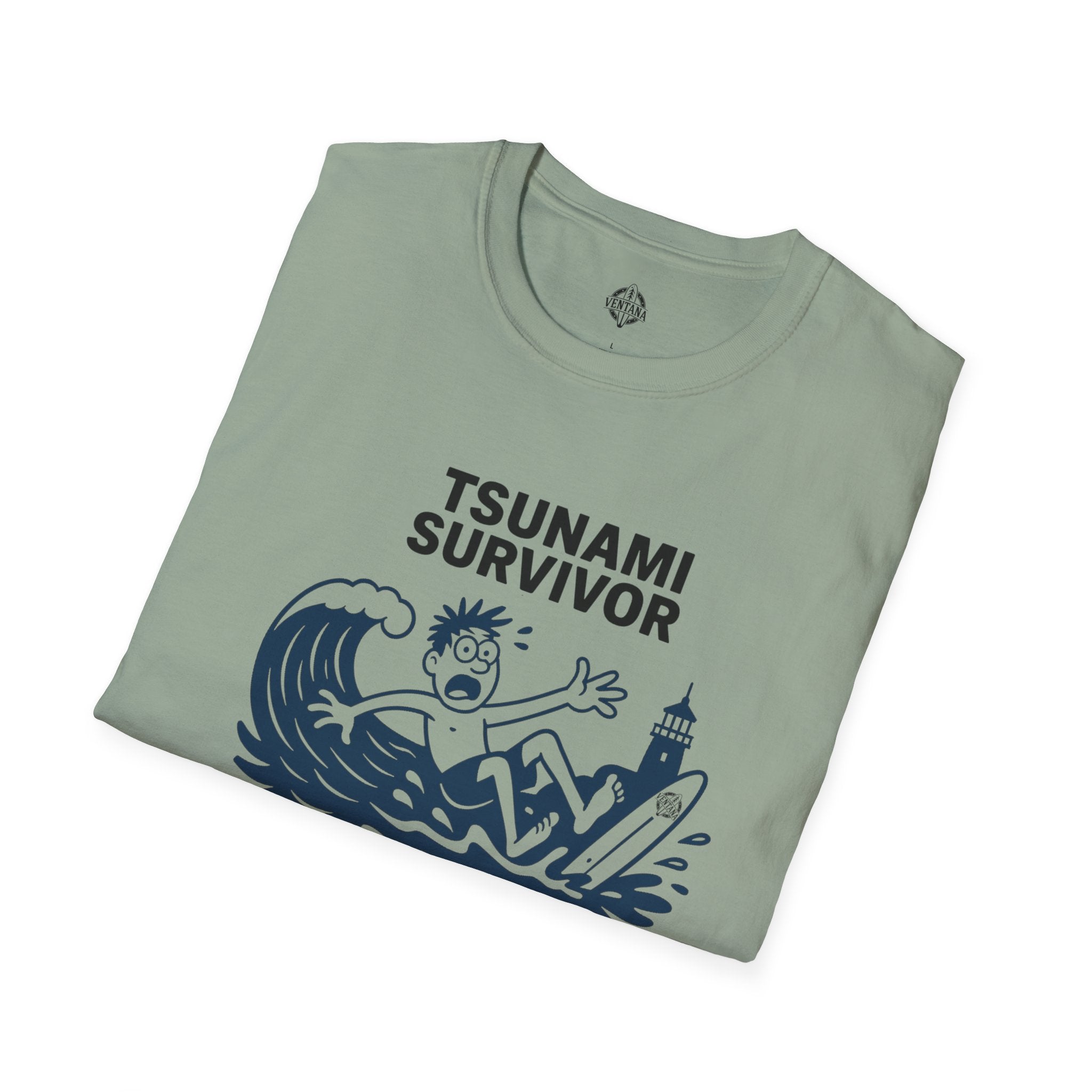 Tsunami Survivor Unisex - Soft Style U.S. Cotton T-Shirt