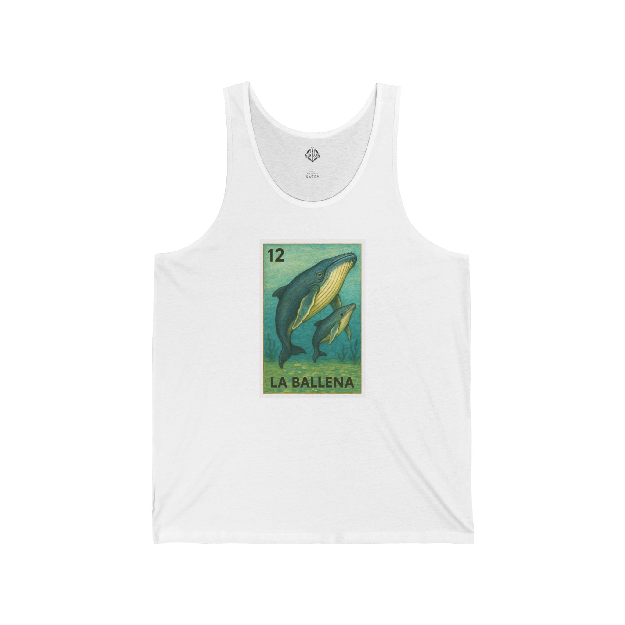 Whale Lotería jersey tank top image 5