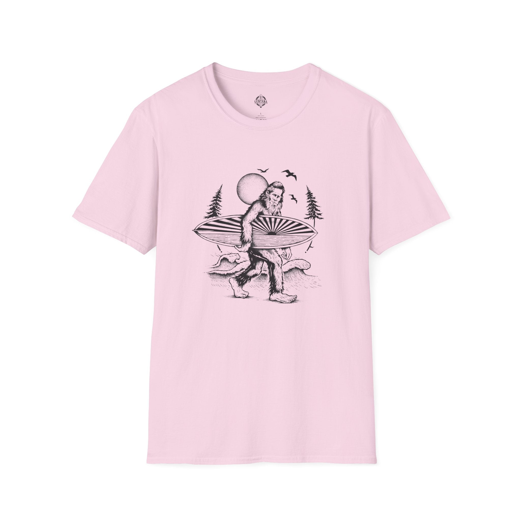 Ventana Surfsquatch by Thiago Bianchini cotton t-shirt image 15