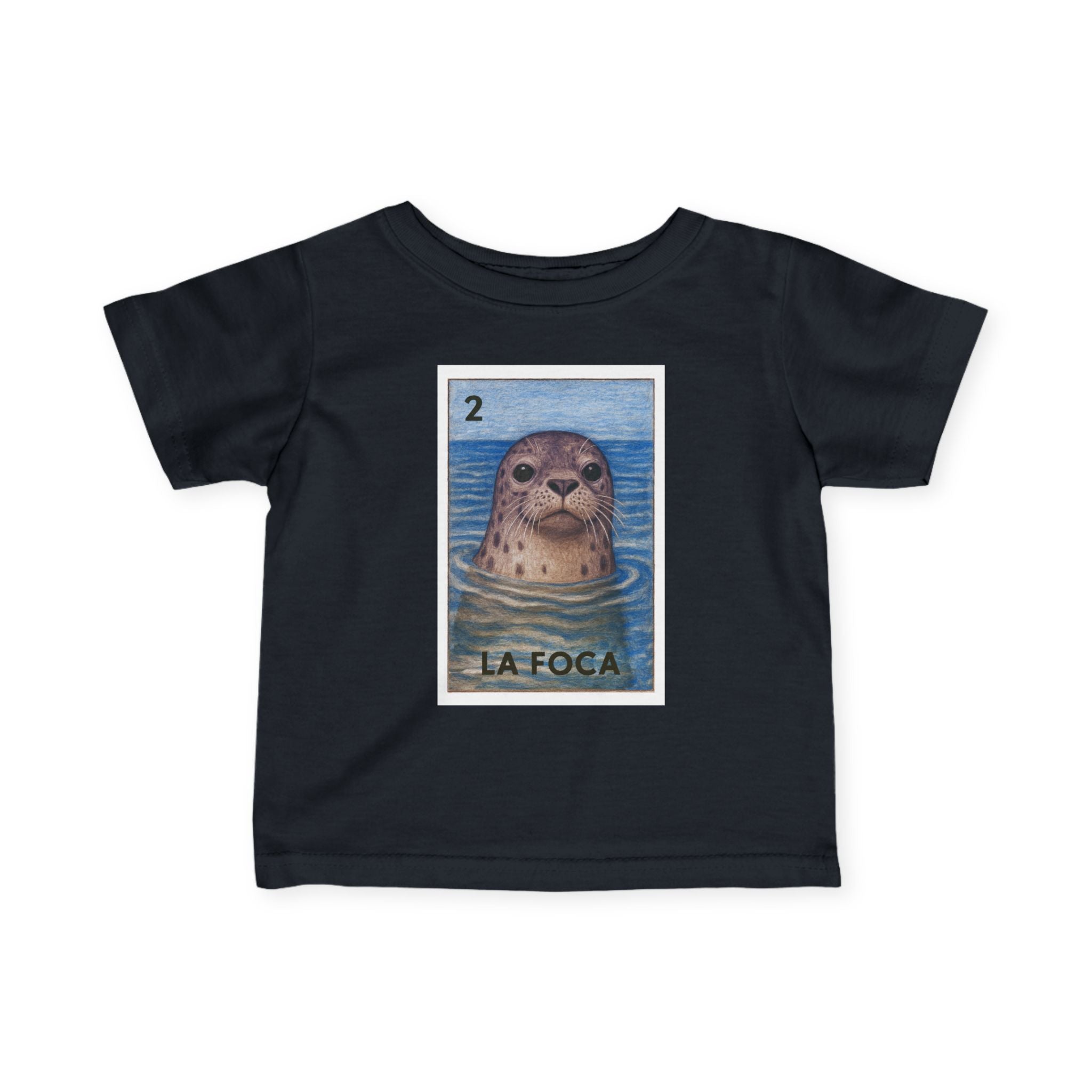 Seal Lotería infant cotton t-shirt image 3