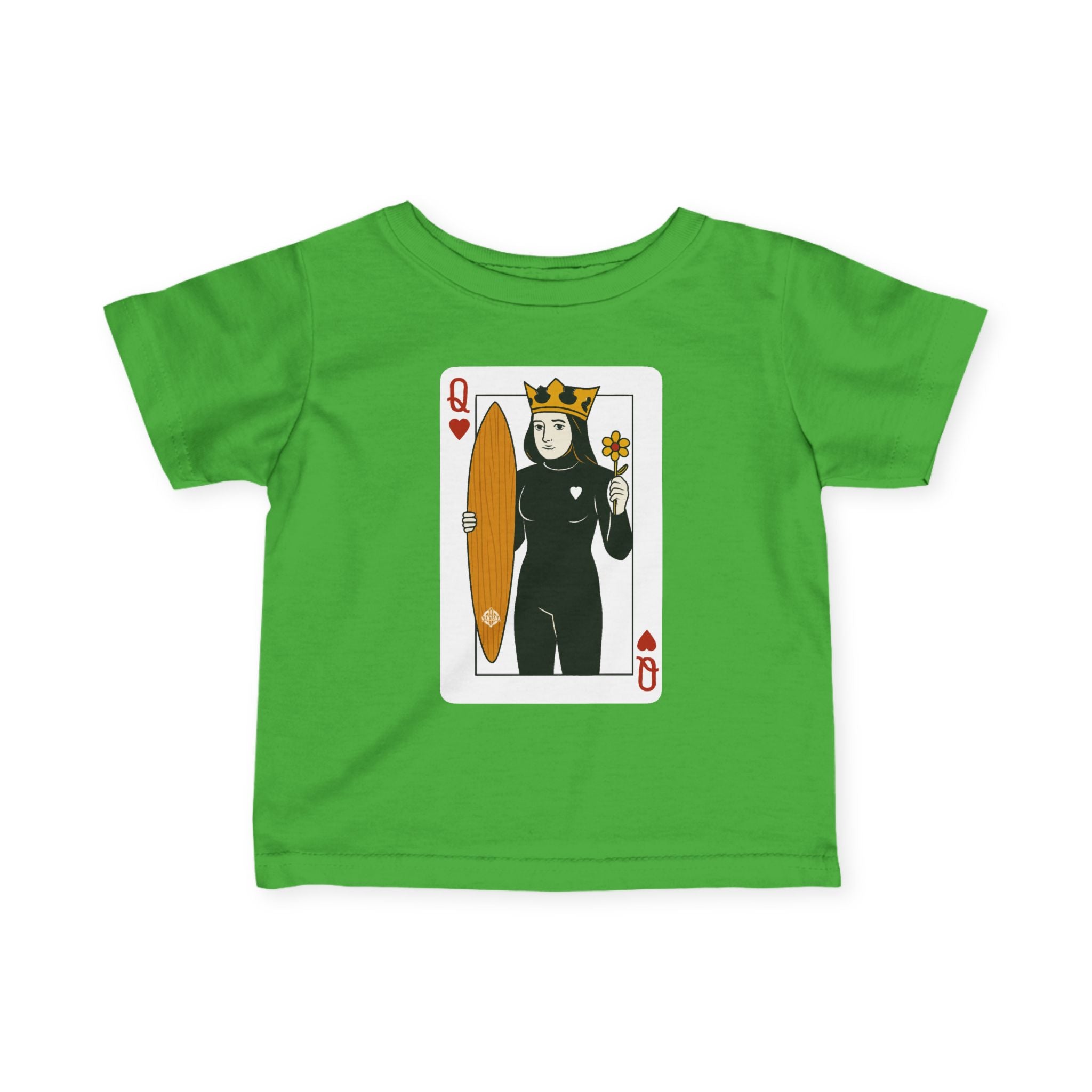Queen of Hearts Surfer infant cotton t-shirt product image 8