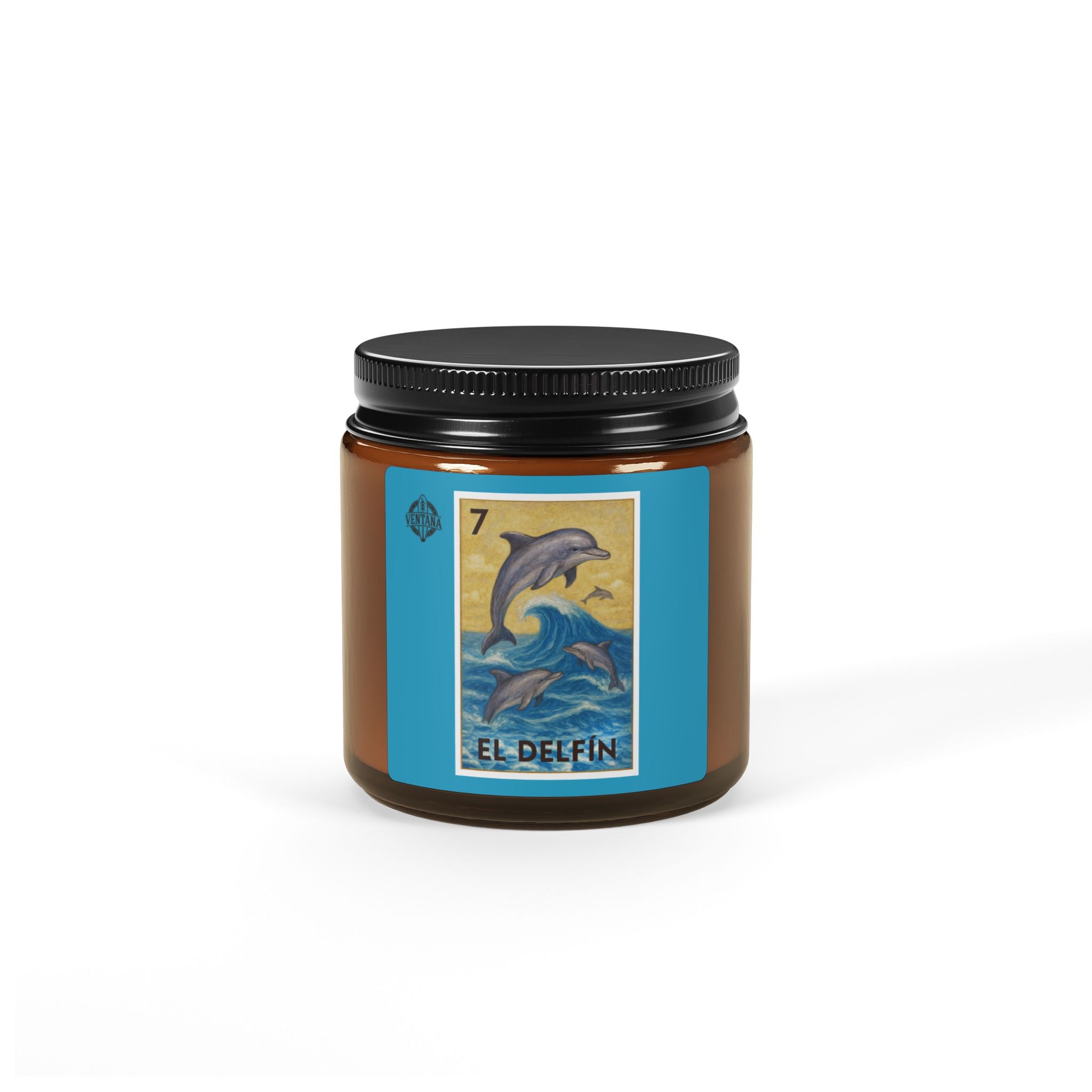 Dolphin Lotería - Scented Soy Candle (El Delfín)