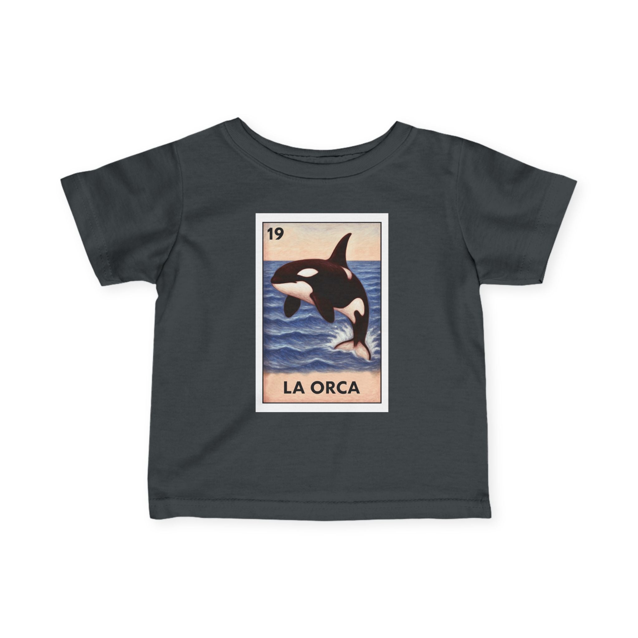 Orca Lotería - Infant 100% Cotton T-Shirt (La Orca)