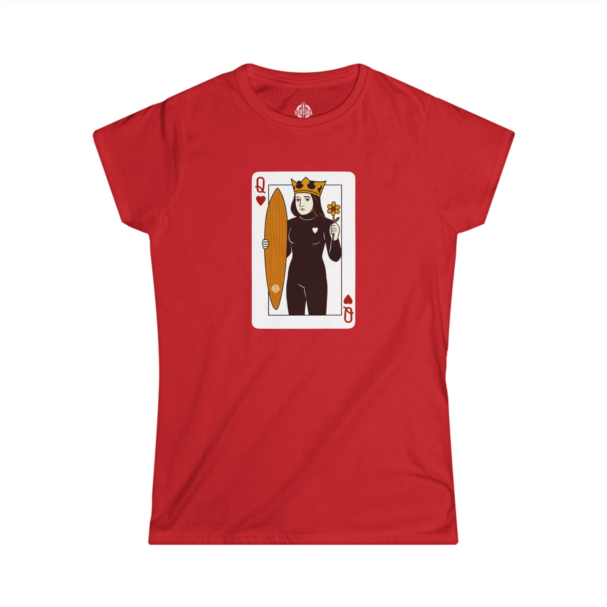 Queen of Hearts Surfer women&