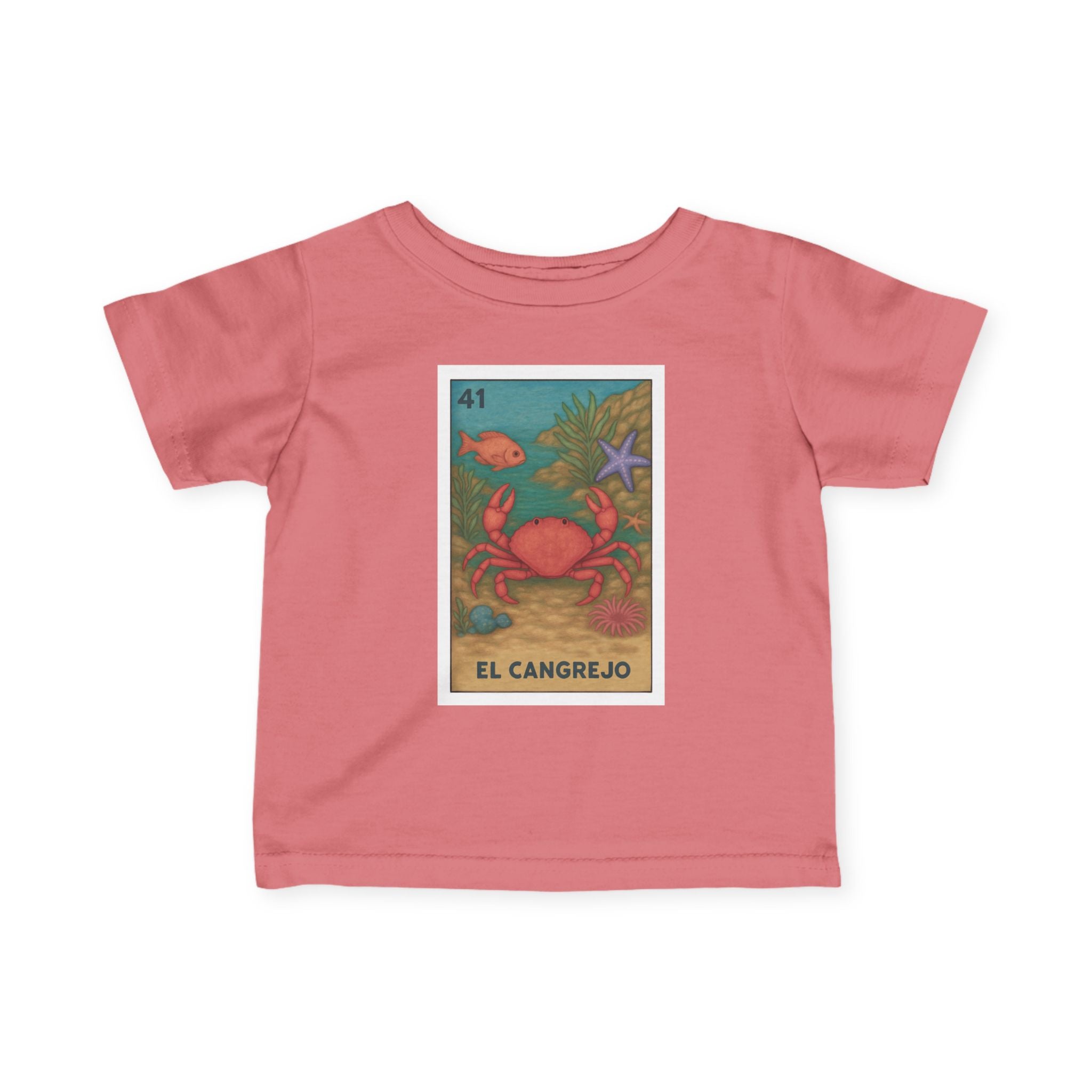 Crab Lotería - Infant 100% Cotton T-Shirt (El Cangrejo)