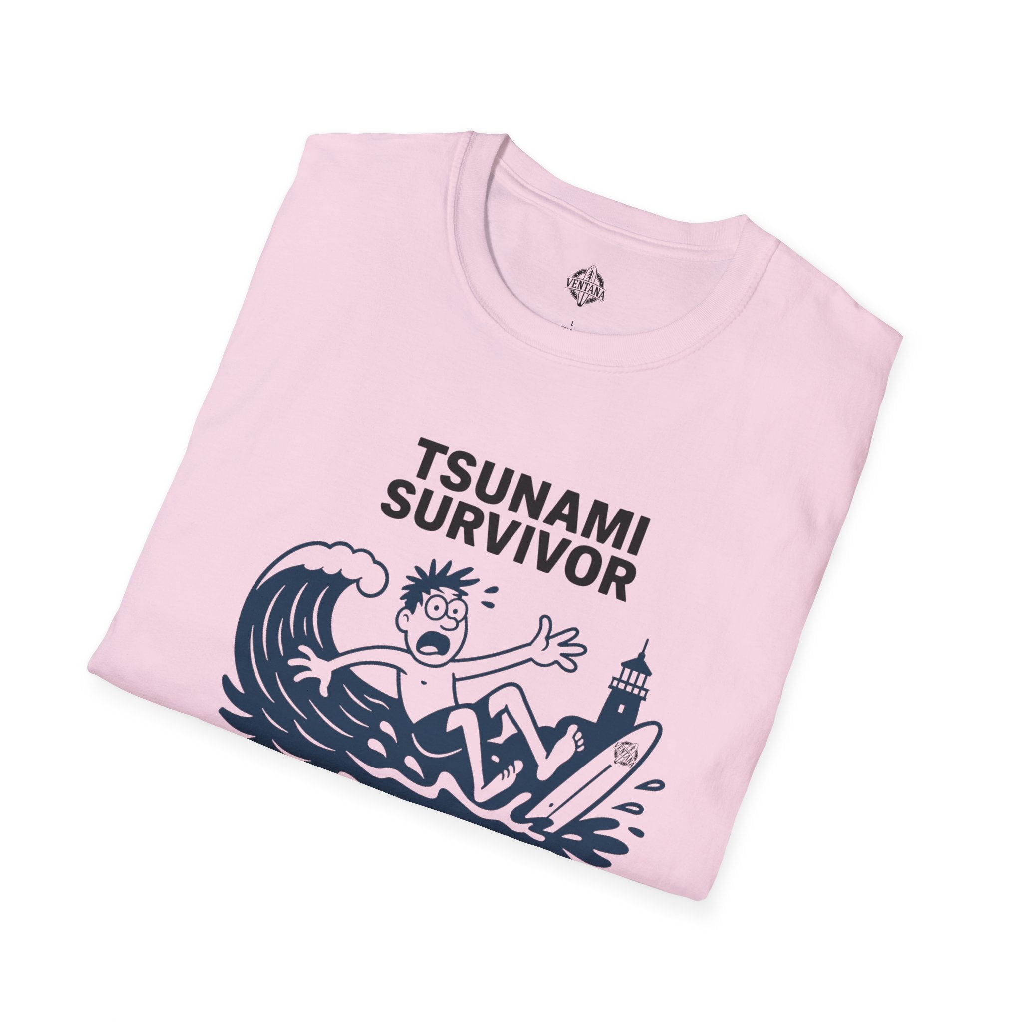 Tsunami Survivor Unisex - Soft Style U.S. Cotton T-Shirt