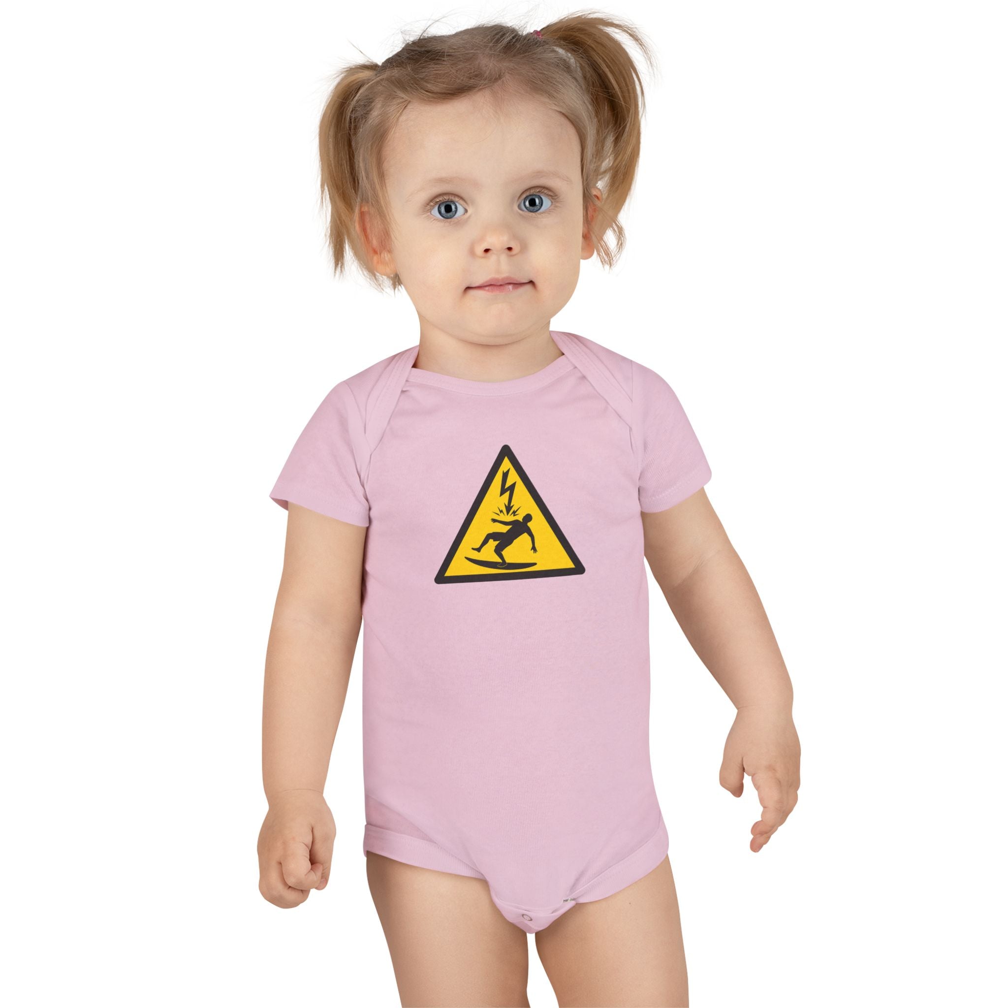 Electric Surfer baby cotton onesie image 16