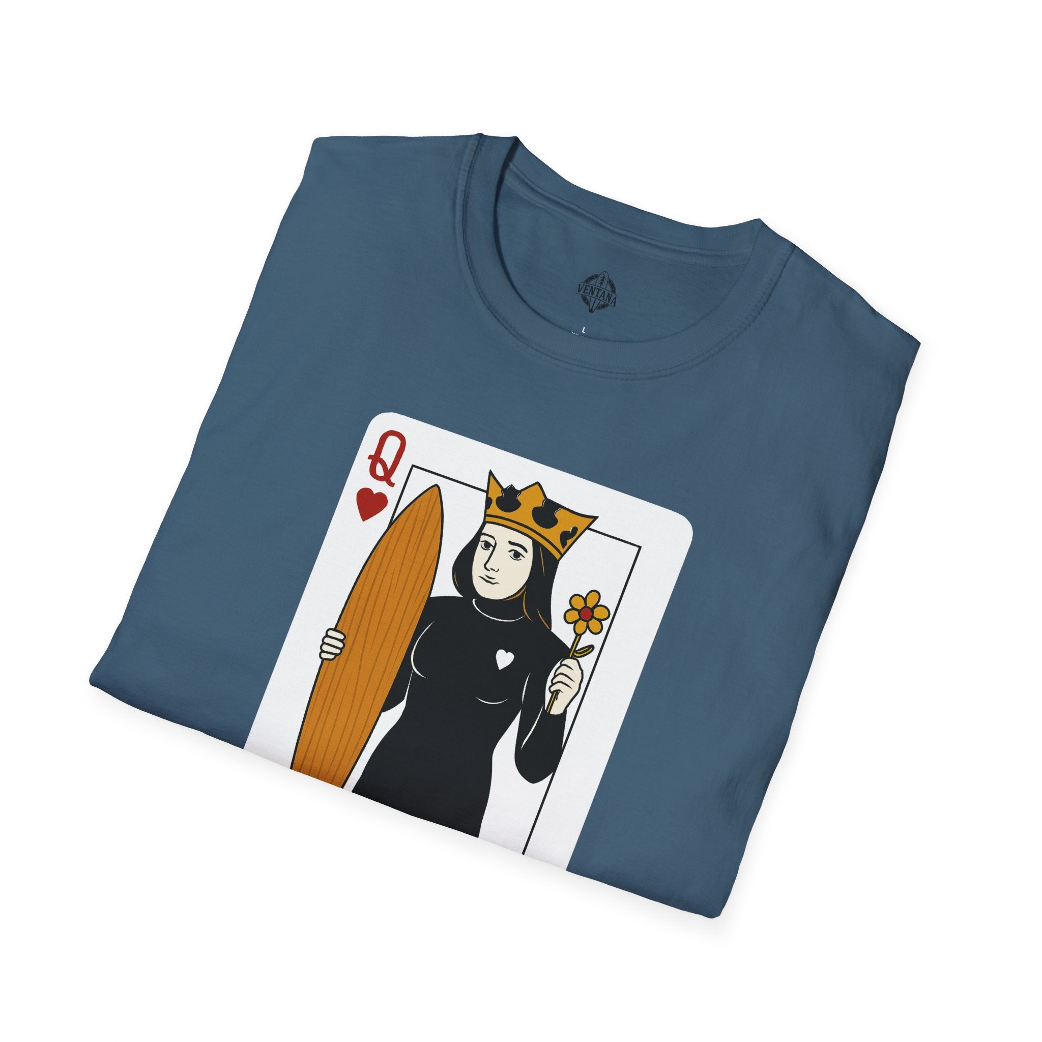 Queen of Hearts Surfer T-Shirt