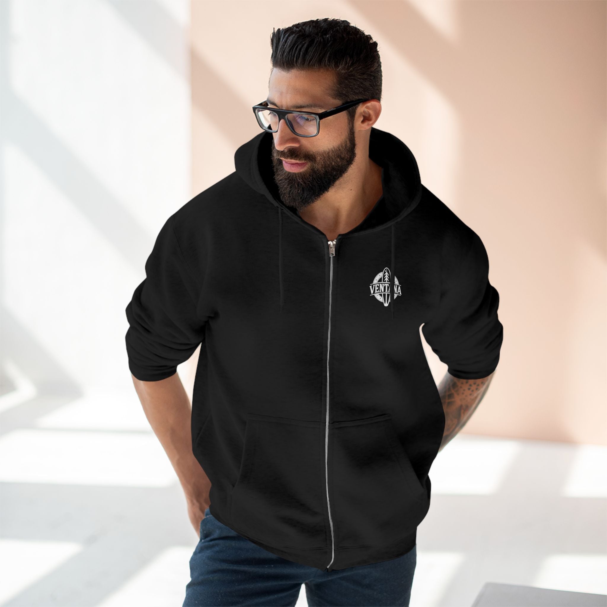 Ventana Wooden Surfboards Zip Hoodie