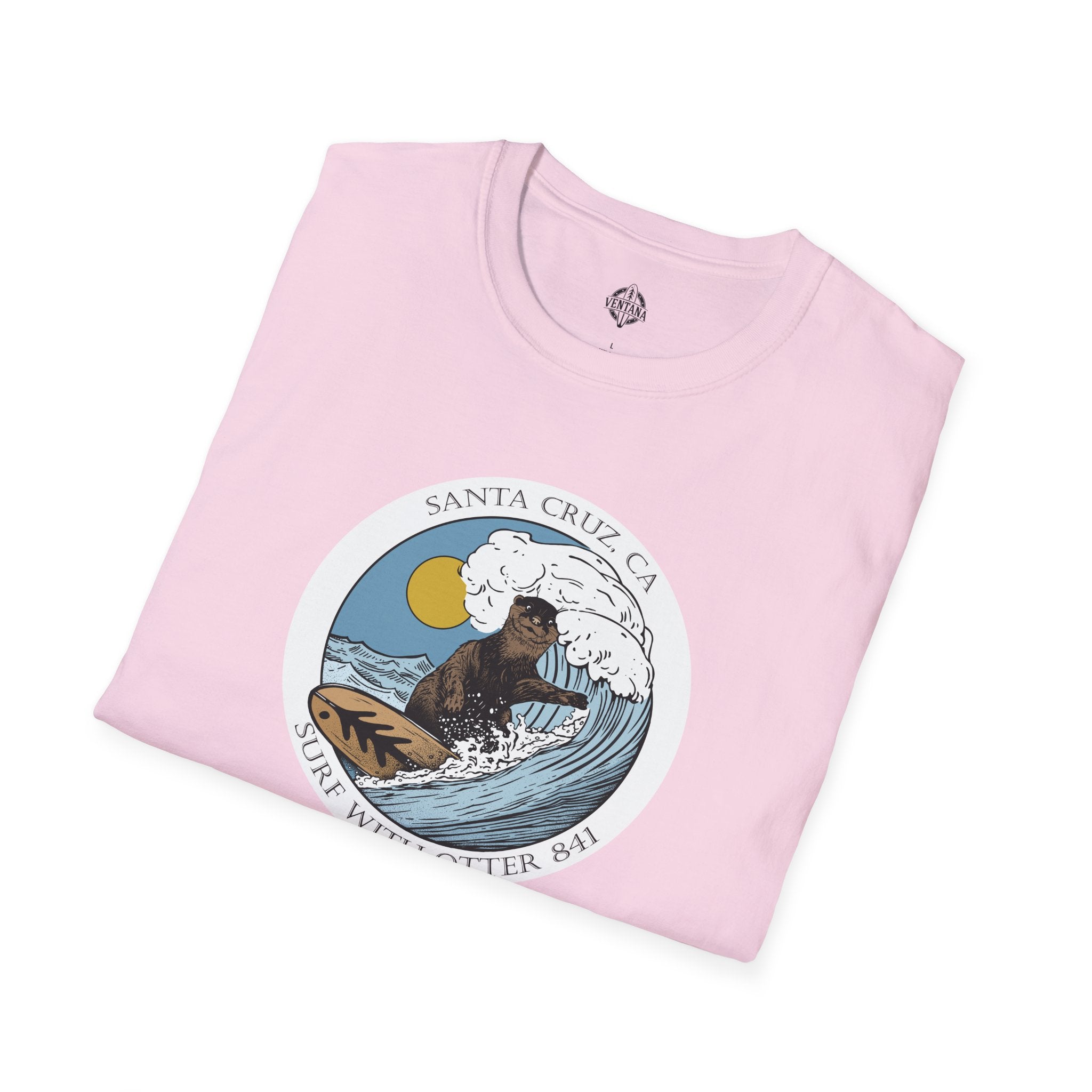 Surf with Otter 841 T-Shirt