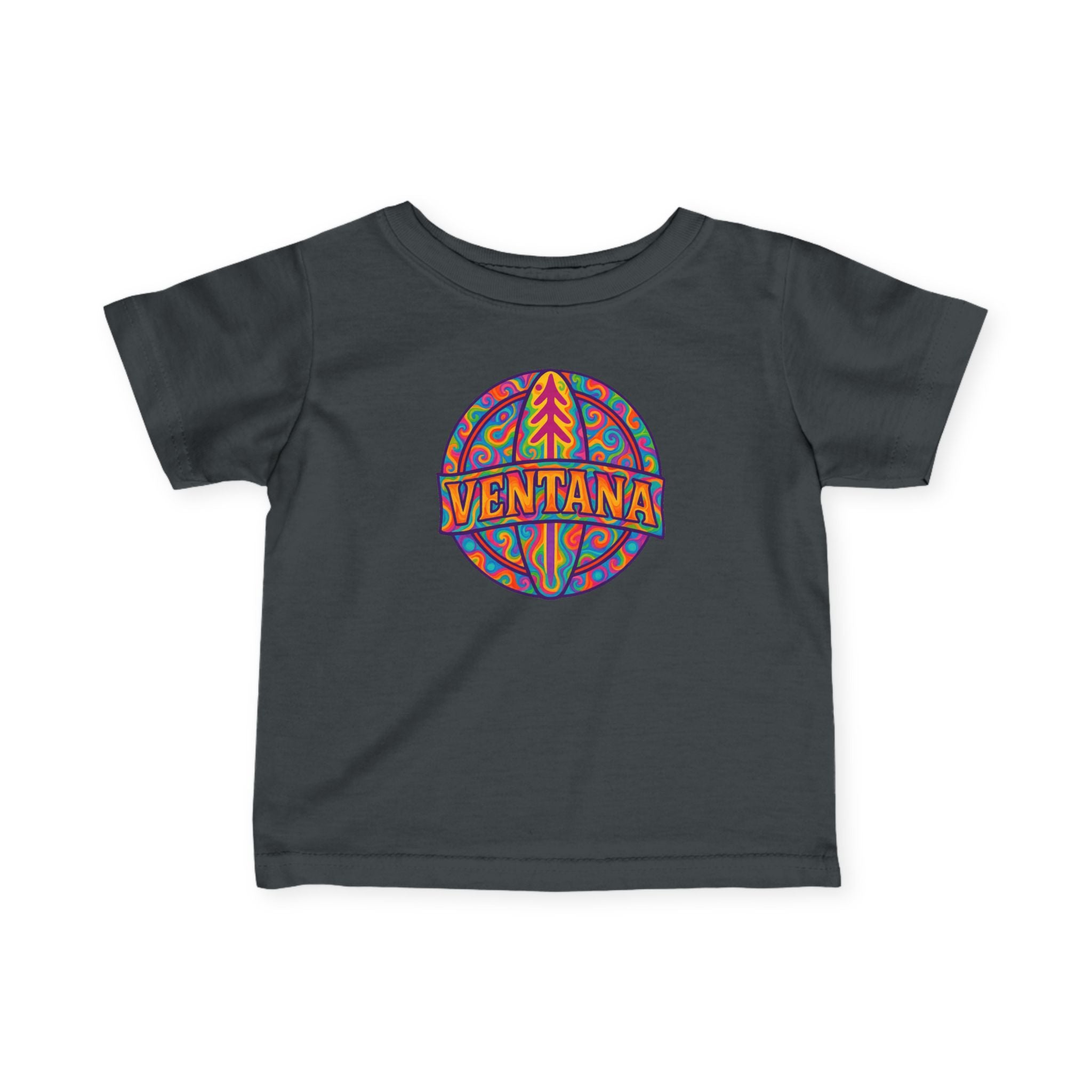 Ventana Psychedelic Treefish Logo infant cotton t-shirt image 11
