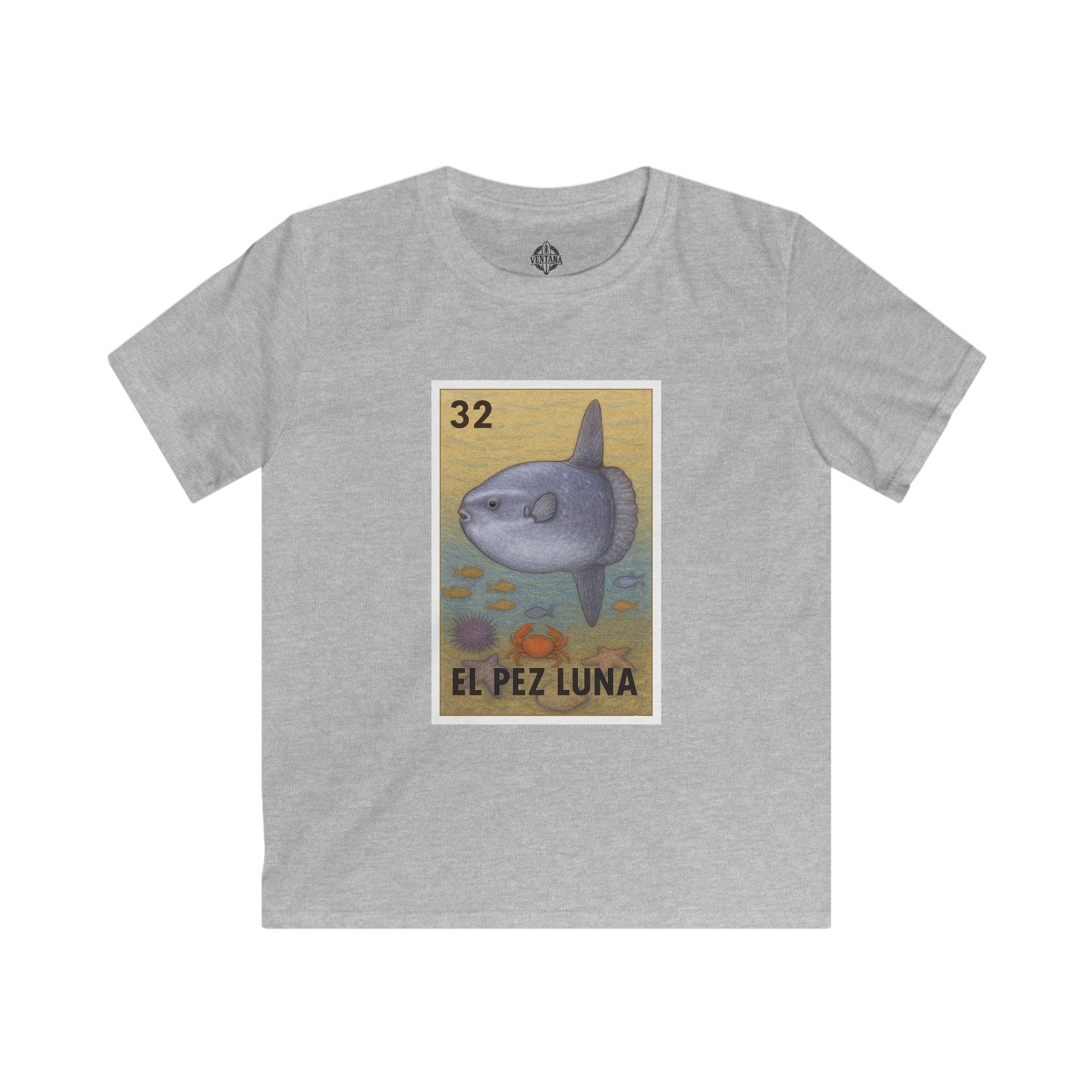 Sunfish Lotería kids soft style t-shirt image 6