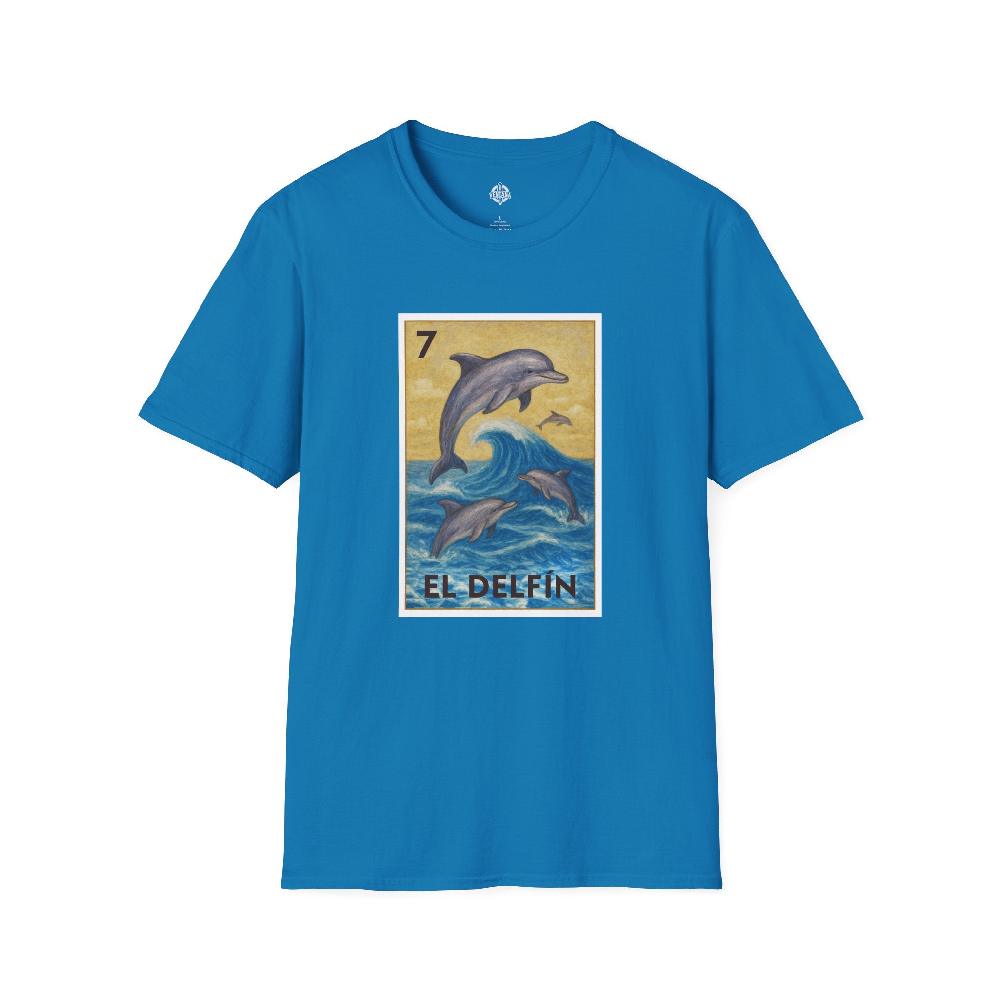 Dolphin Lotería cotton t-shirt image 11