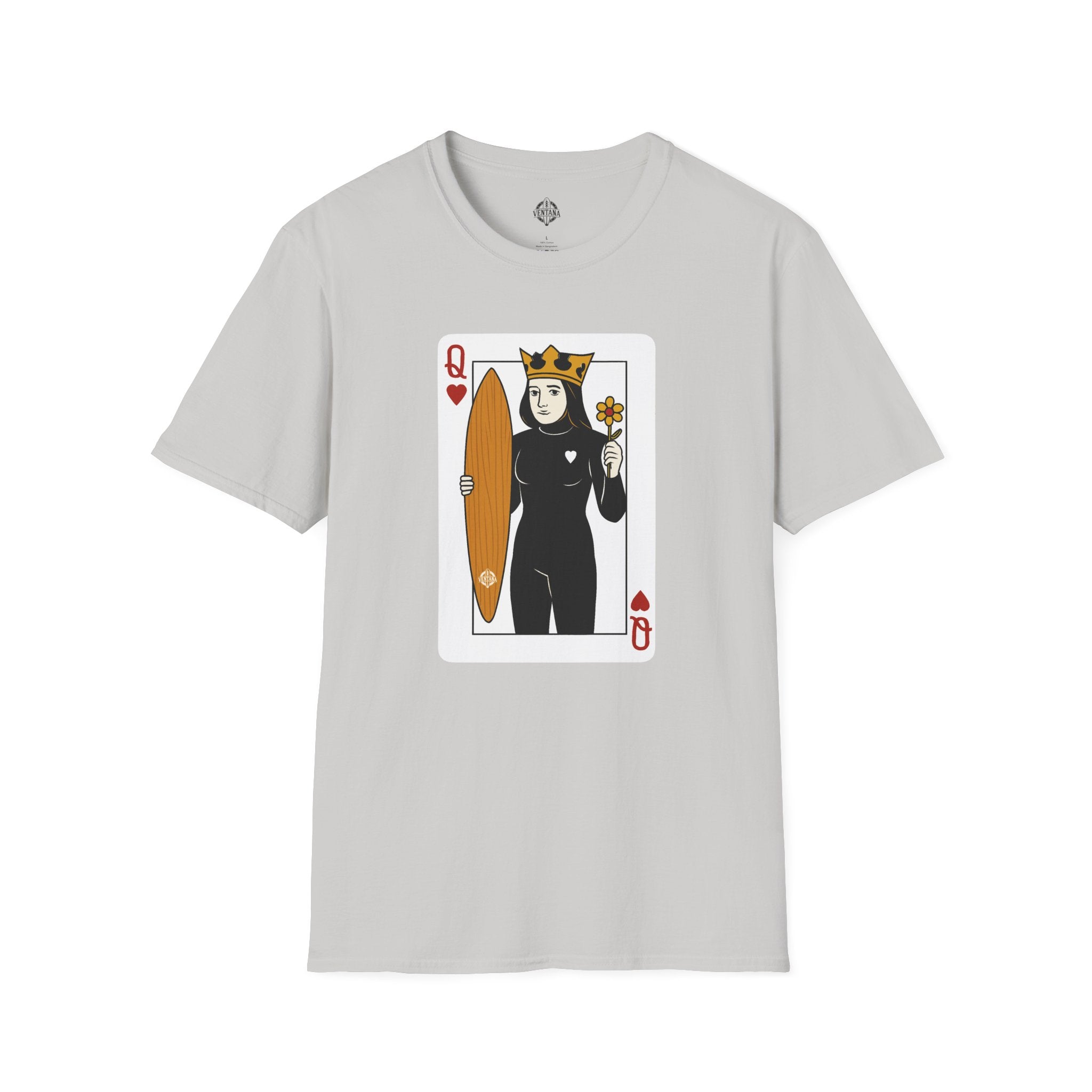 Queen of Hearts Surfer cotton t-shirt image 5