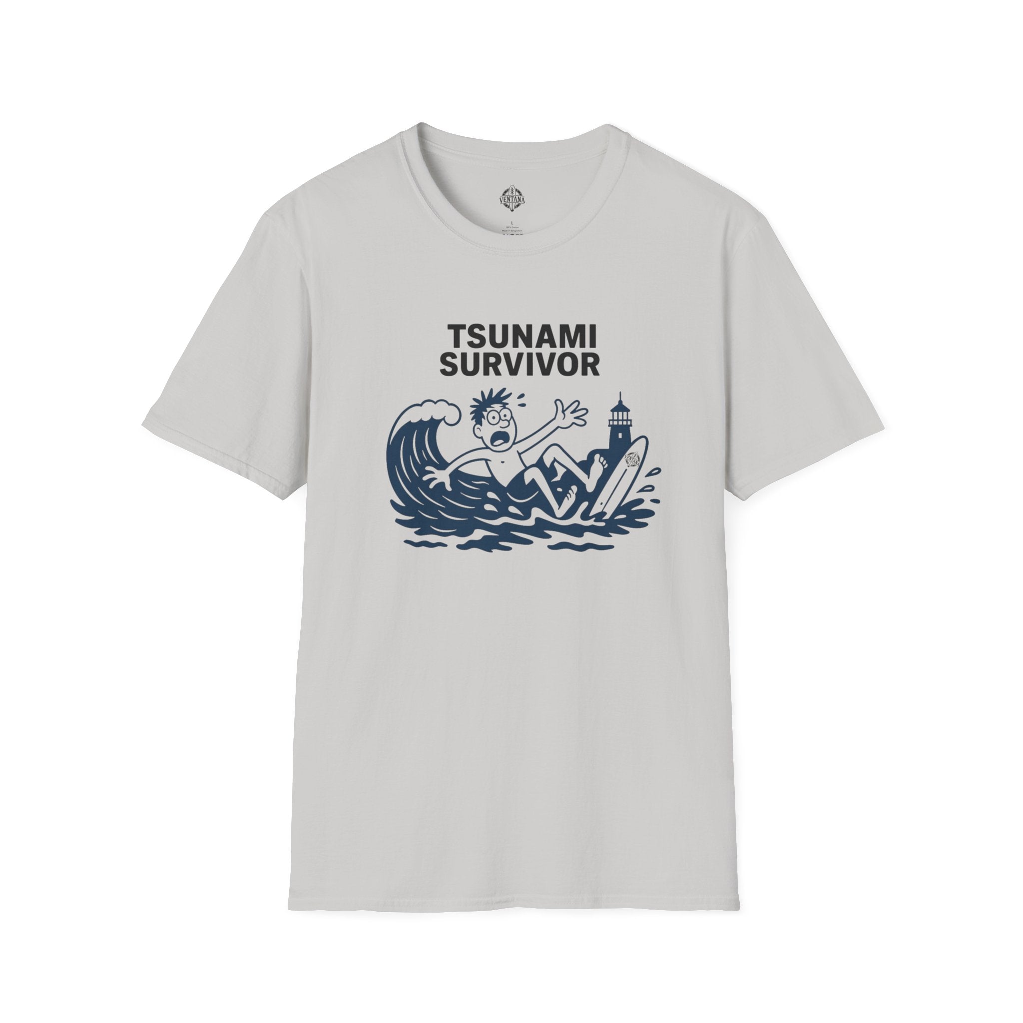 Tsunami Survivor Unisex - Soft Style U.S. Cotton T-Shirt