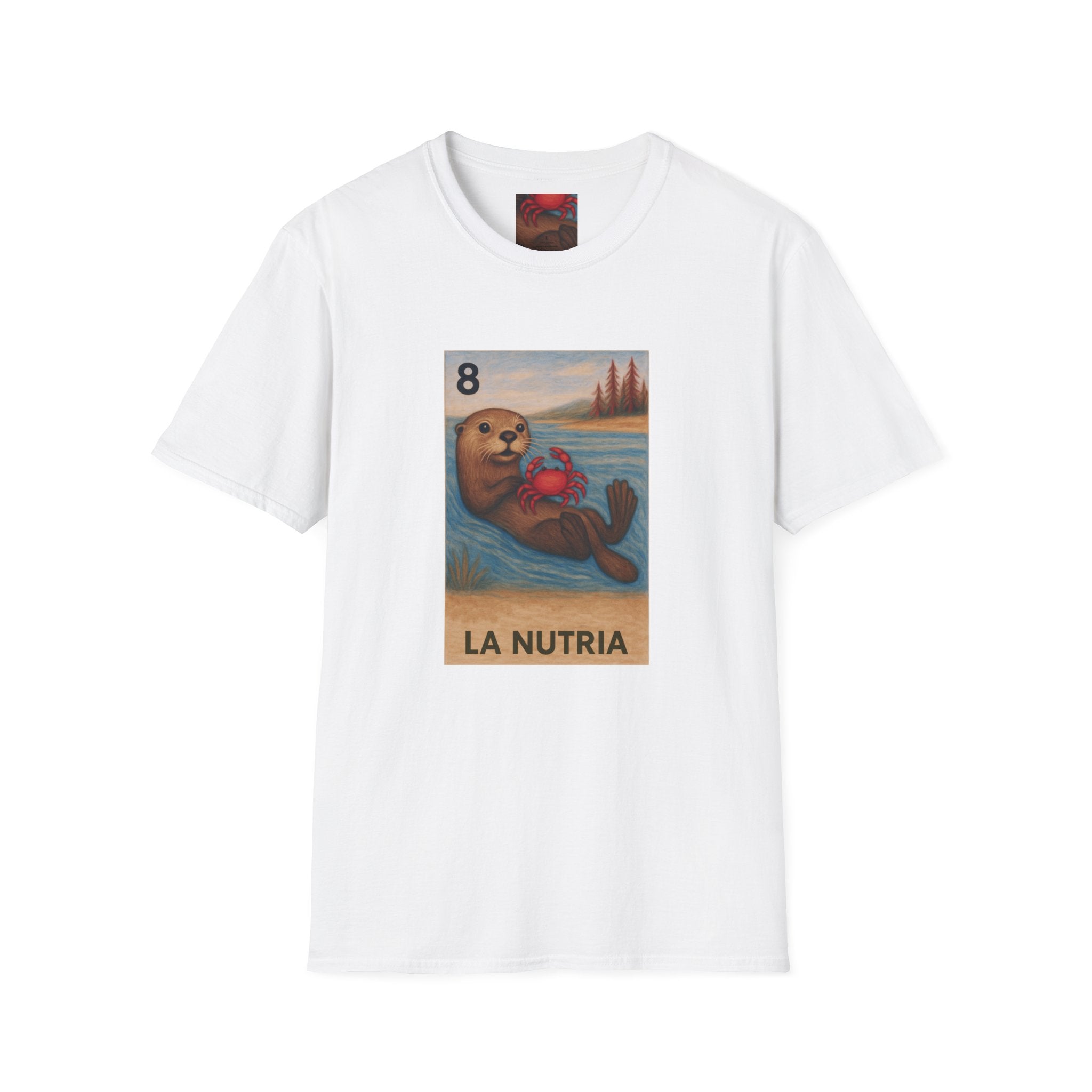 Sea Otter Lotería cotton t-shirt image 19